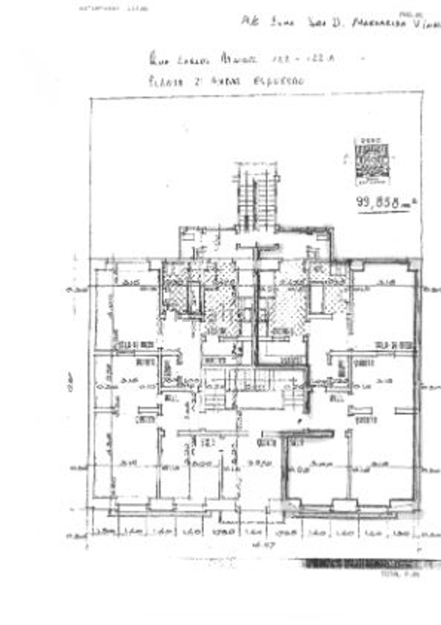 公寓 t3出售在Rua Carlos Mardel, 122 - 平面图
