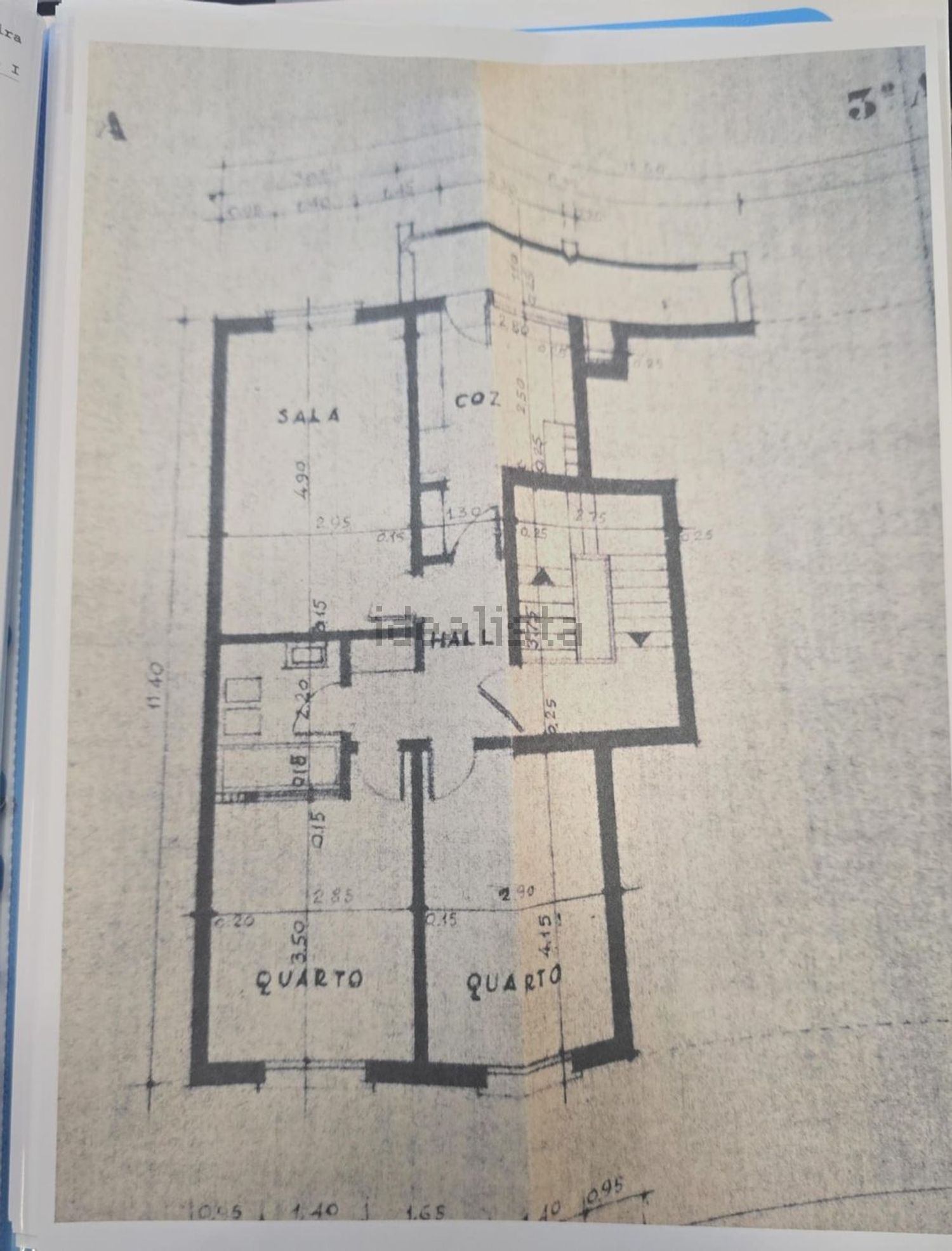 公寓 t2出售在 Reboleira - 平面图