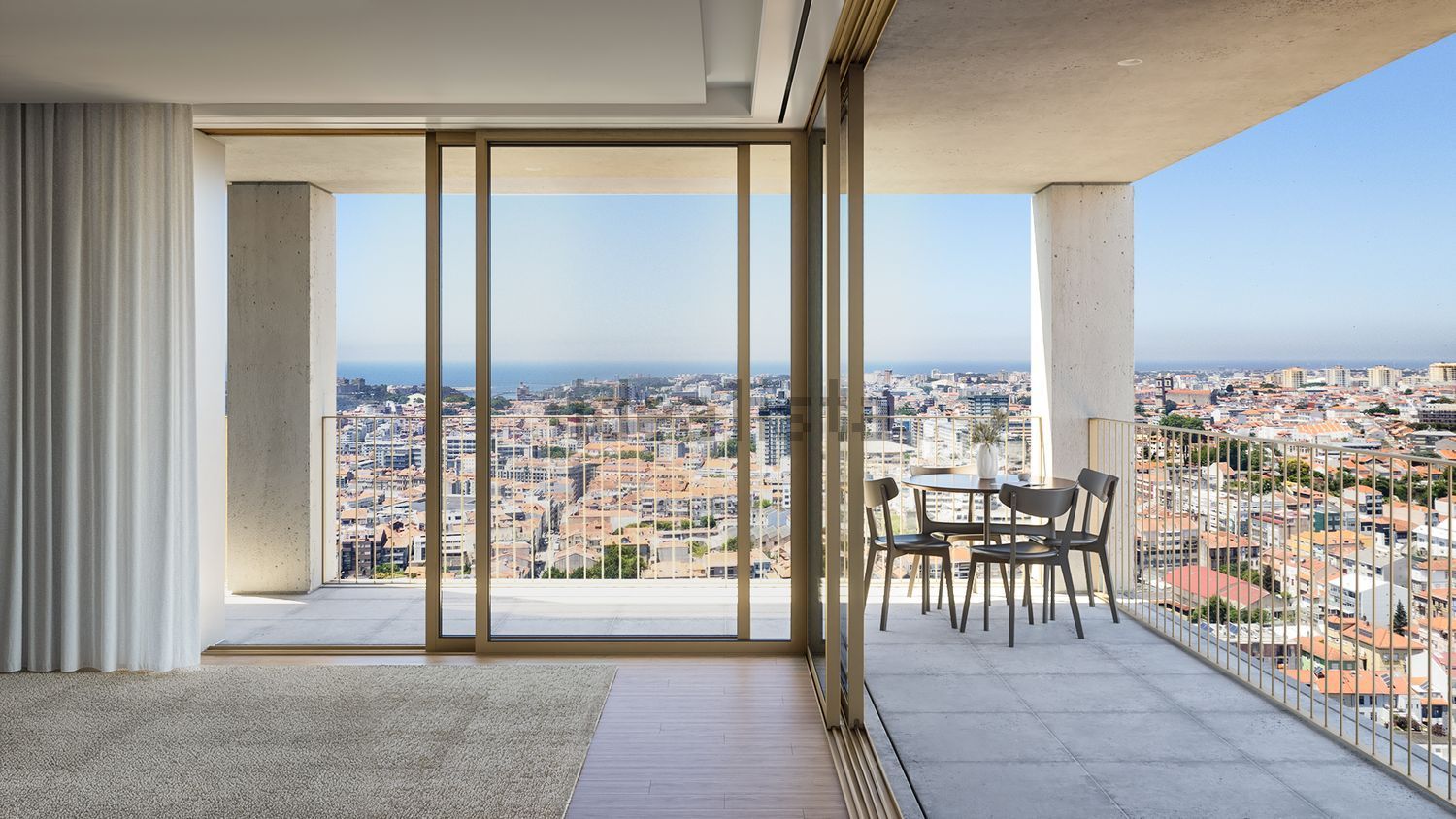 T0（单人公寓）出售在Avenida Fernão Magalhães, 127 - 阳台