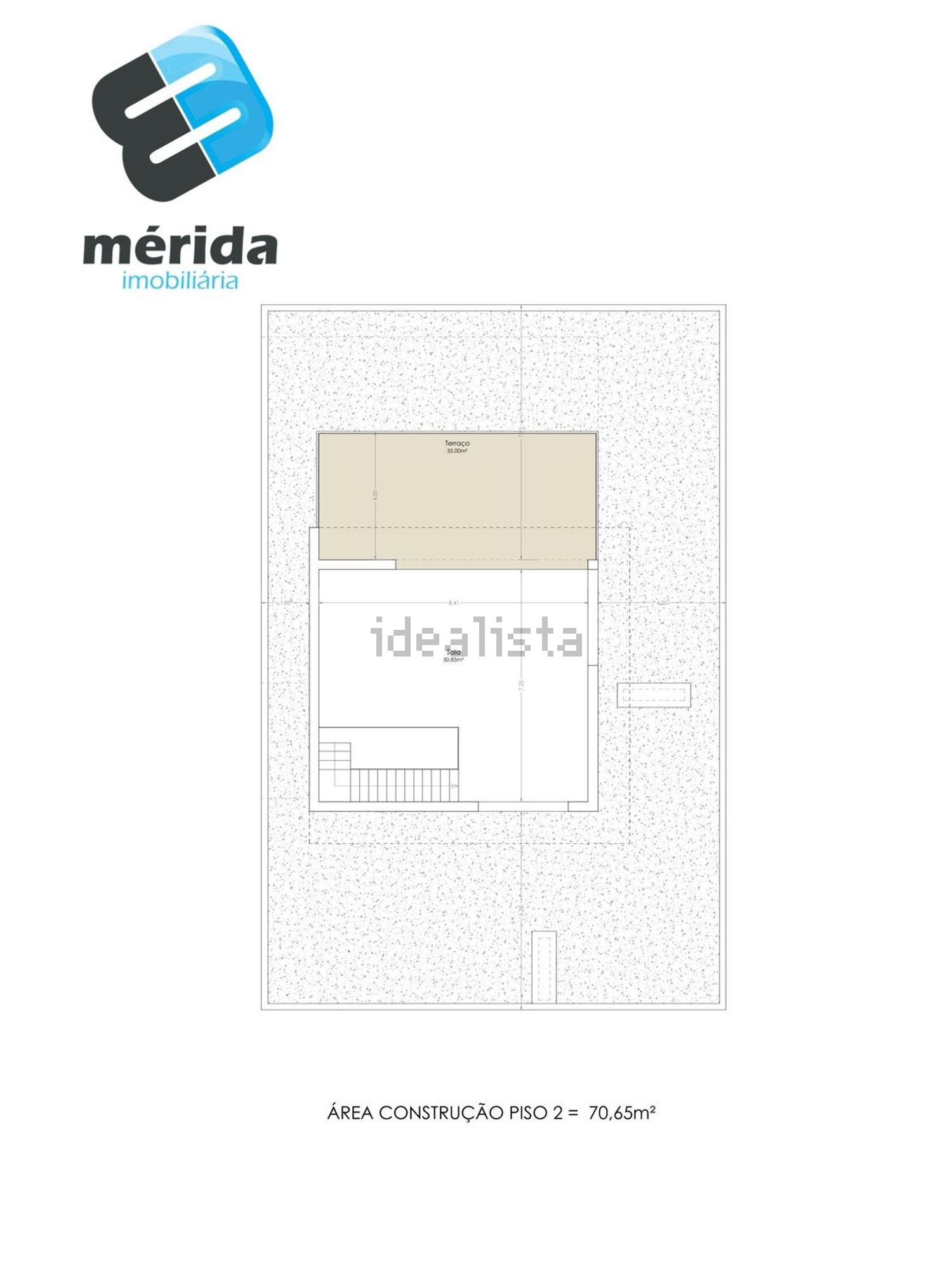 小楼房或独栋别墅出售在Rua São Félix - 平面图