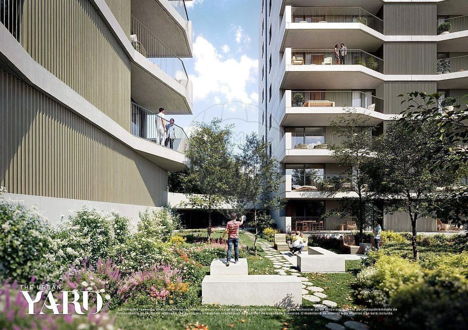 T0（单人公寓）出售在Alameda Jardins da Arrábida - 外立面