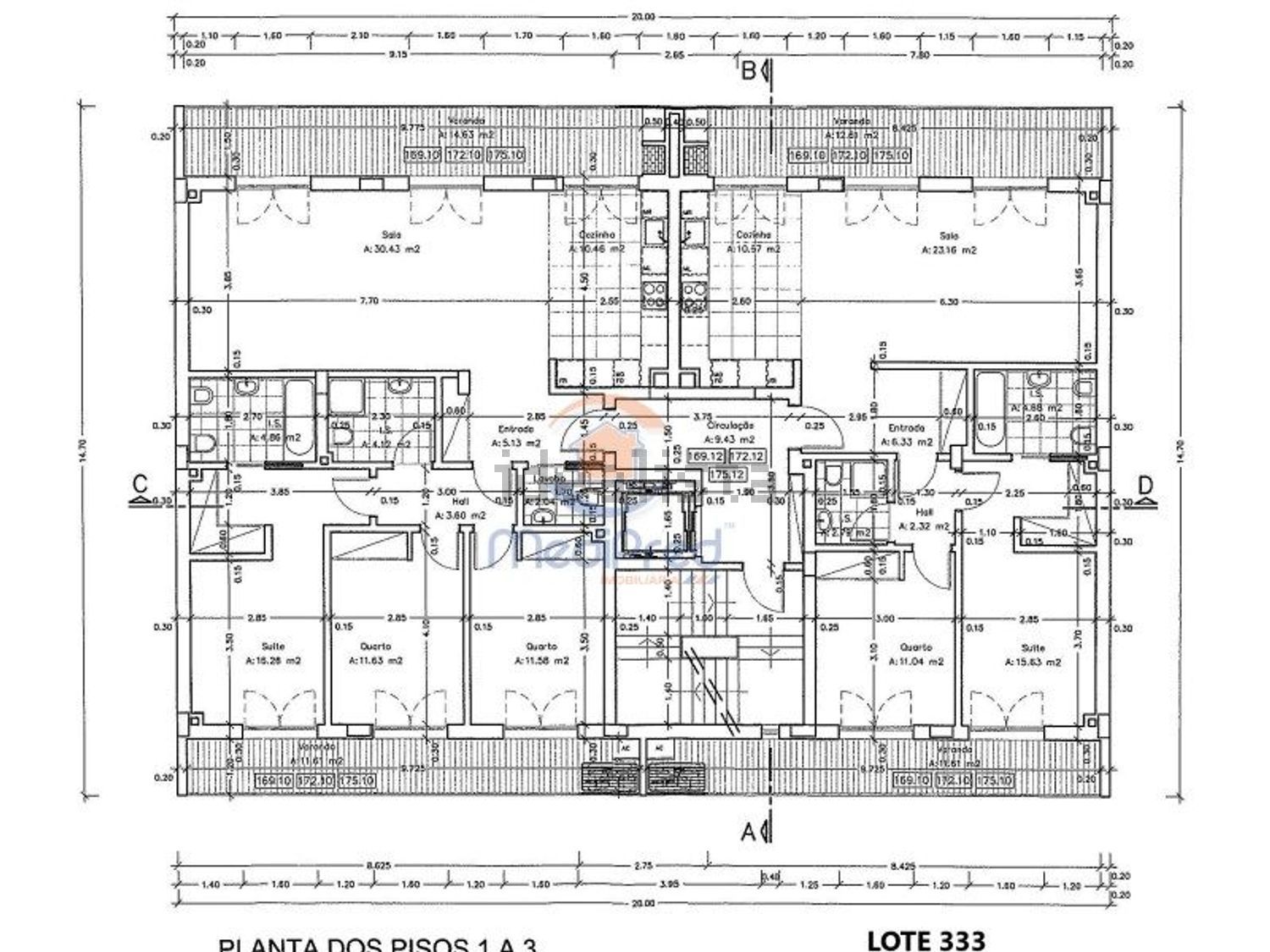 公寓 t2出售在 Santo António dos Cavaleiros e Frielas - 平面图