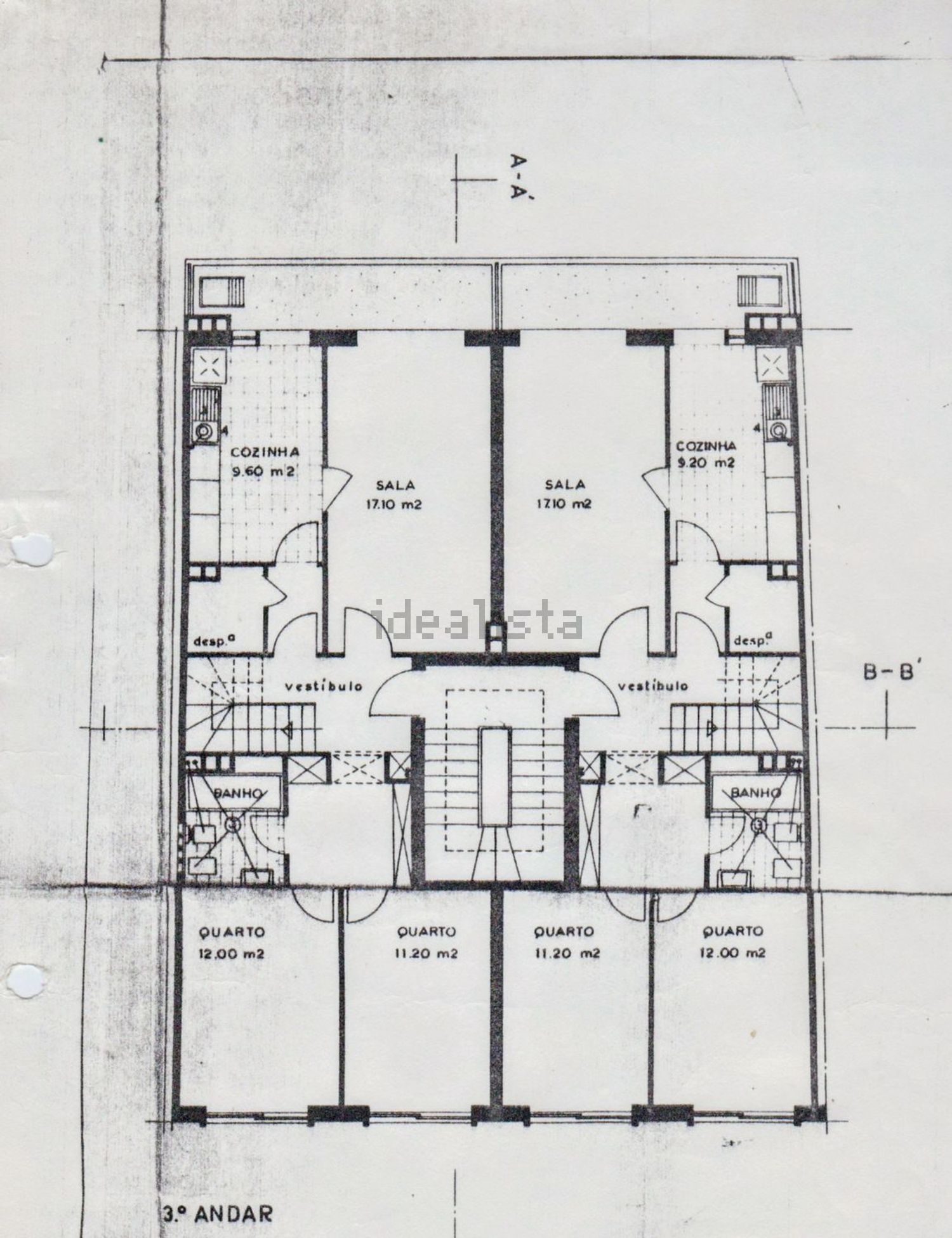 复式公寓出售在Rua de São Dinis, 495 - 平面图