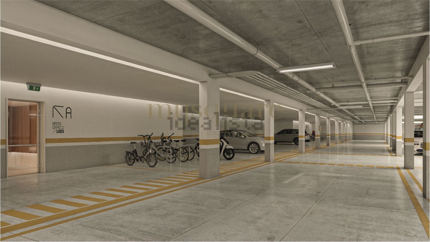 公寓 t4出售在 Zona Histórica de Matosinhos - 停车位