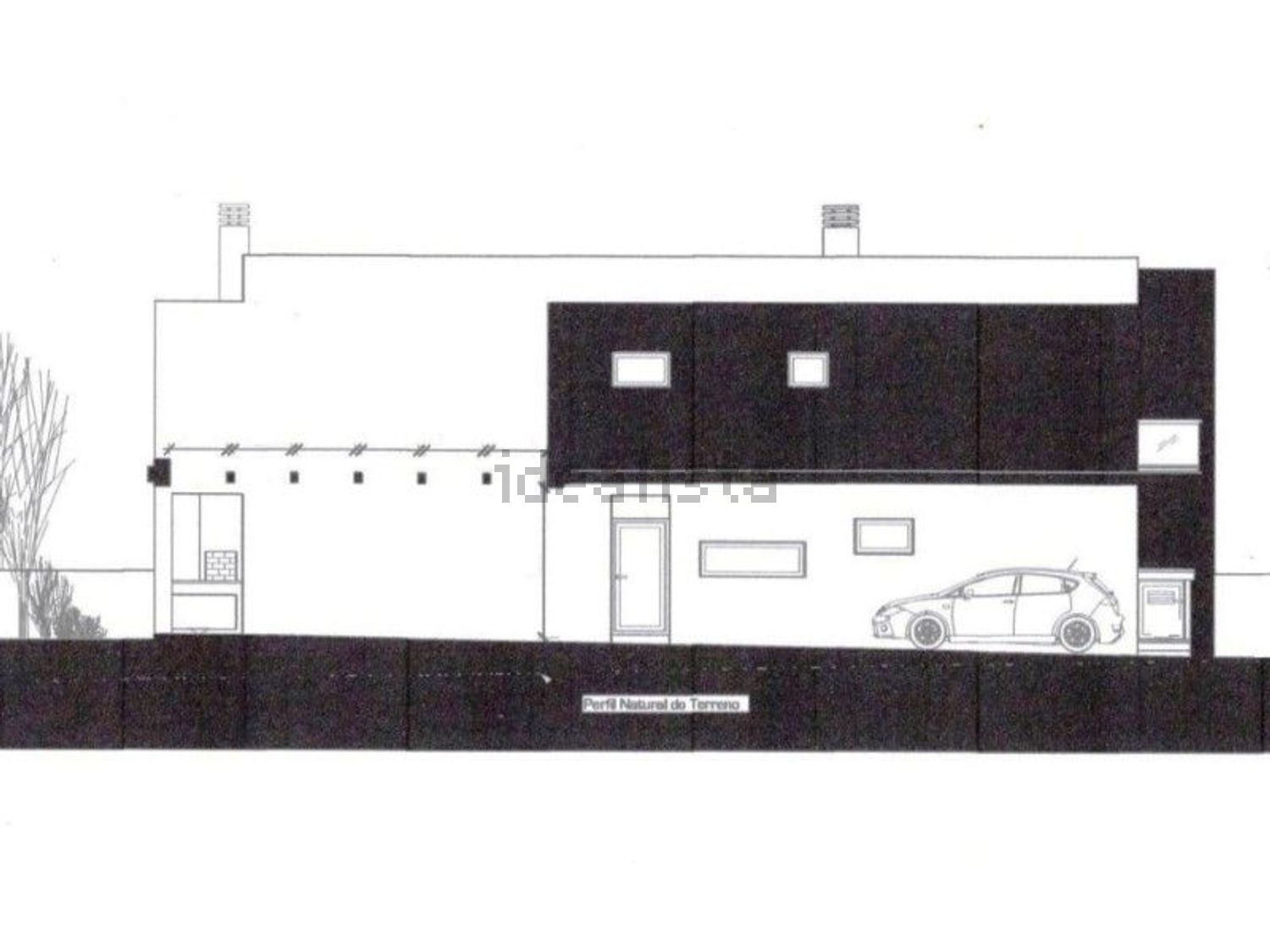 双拼别墅出售在 Bairro Novo - Quinta Dona Maria - 平面图