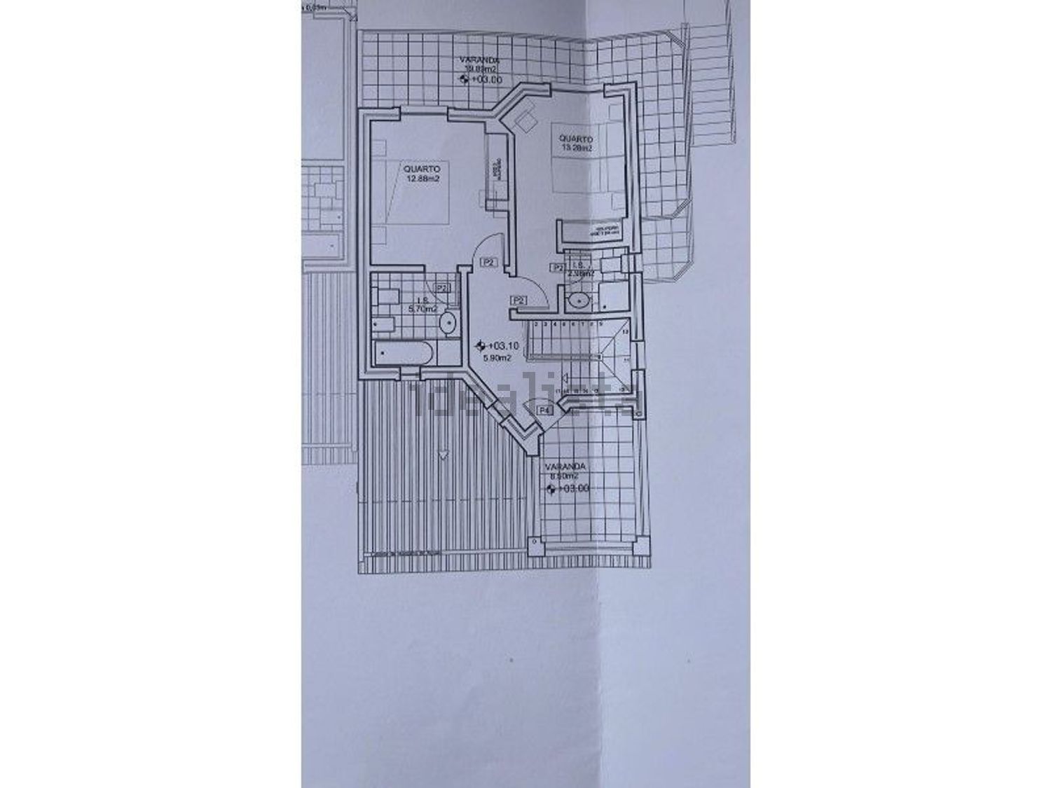 双拼别墅出售在 Quinta da Boavista - 平面图