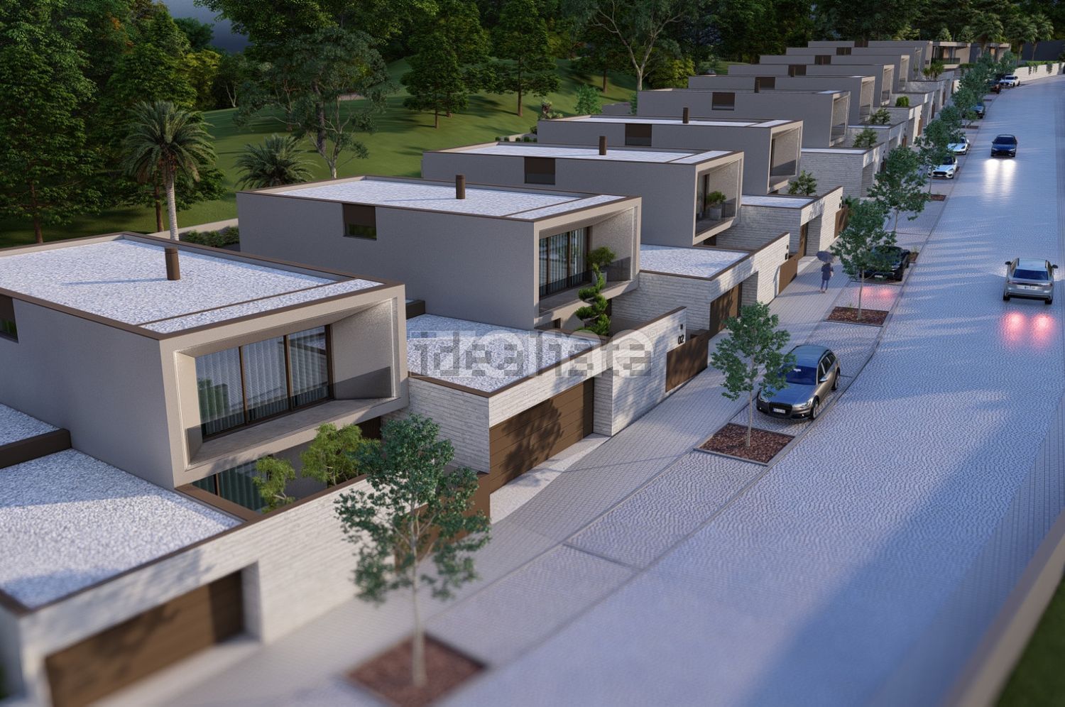 联排别墅出售在 Cabreiros e Passos (São Julião), 3 lote - 外立面