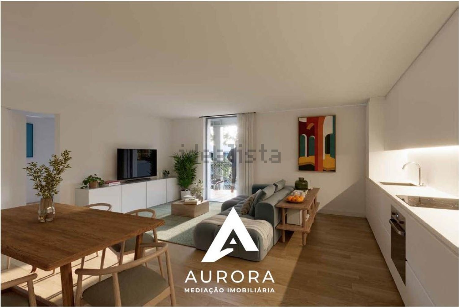 公寓 t1出售在 Arca d'Água - Campo Lindo - Vale Formoso - 客厅