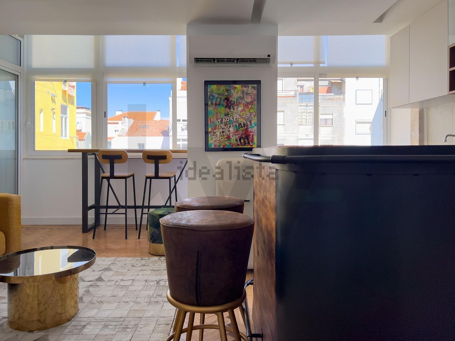 出租公寓 t1在Rua Tomás da Anunciação, 70 - 客厅