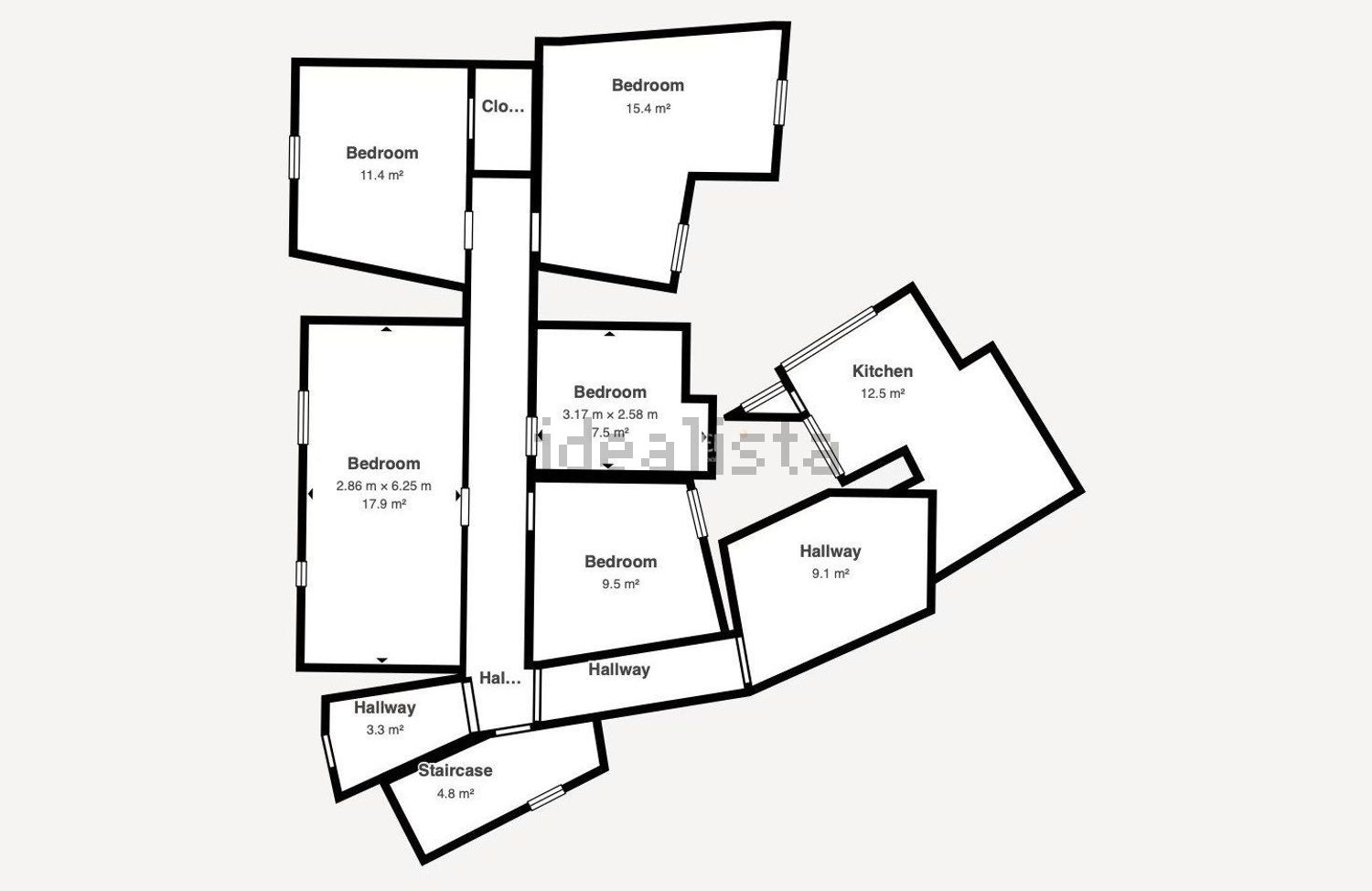 公寓 t5出售在 Centro - 平面图