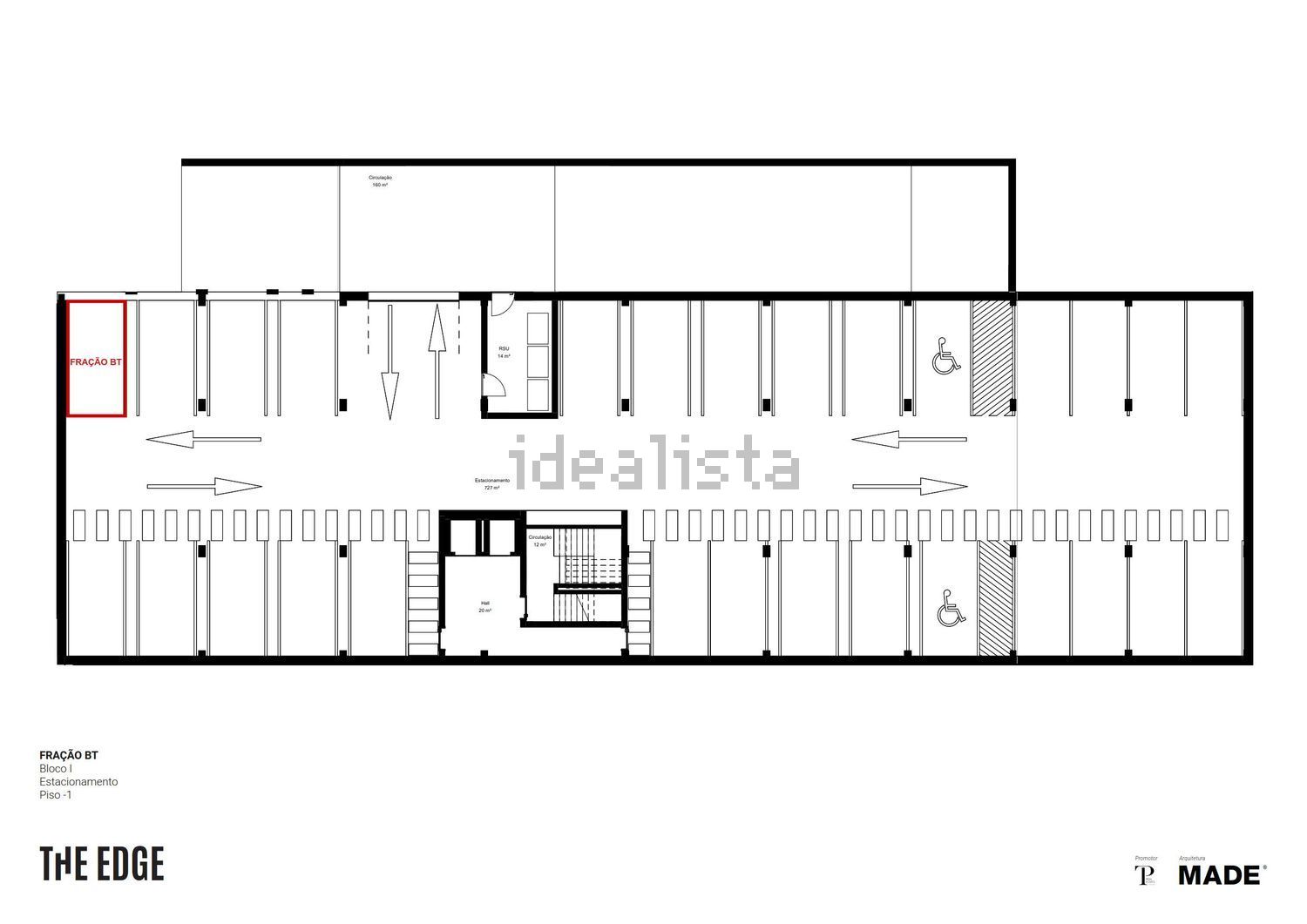 公寓 t1出售在Travessa Gil Vicente s/n - 平面图