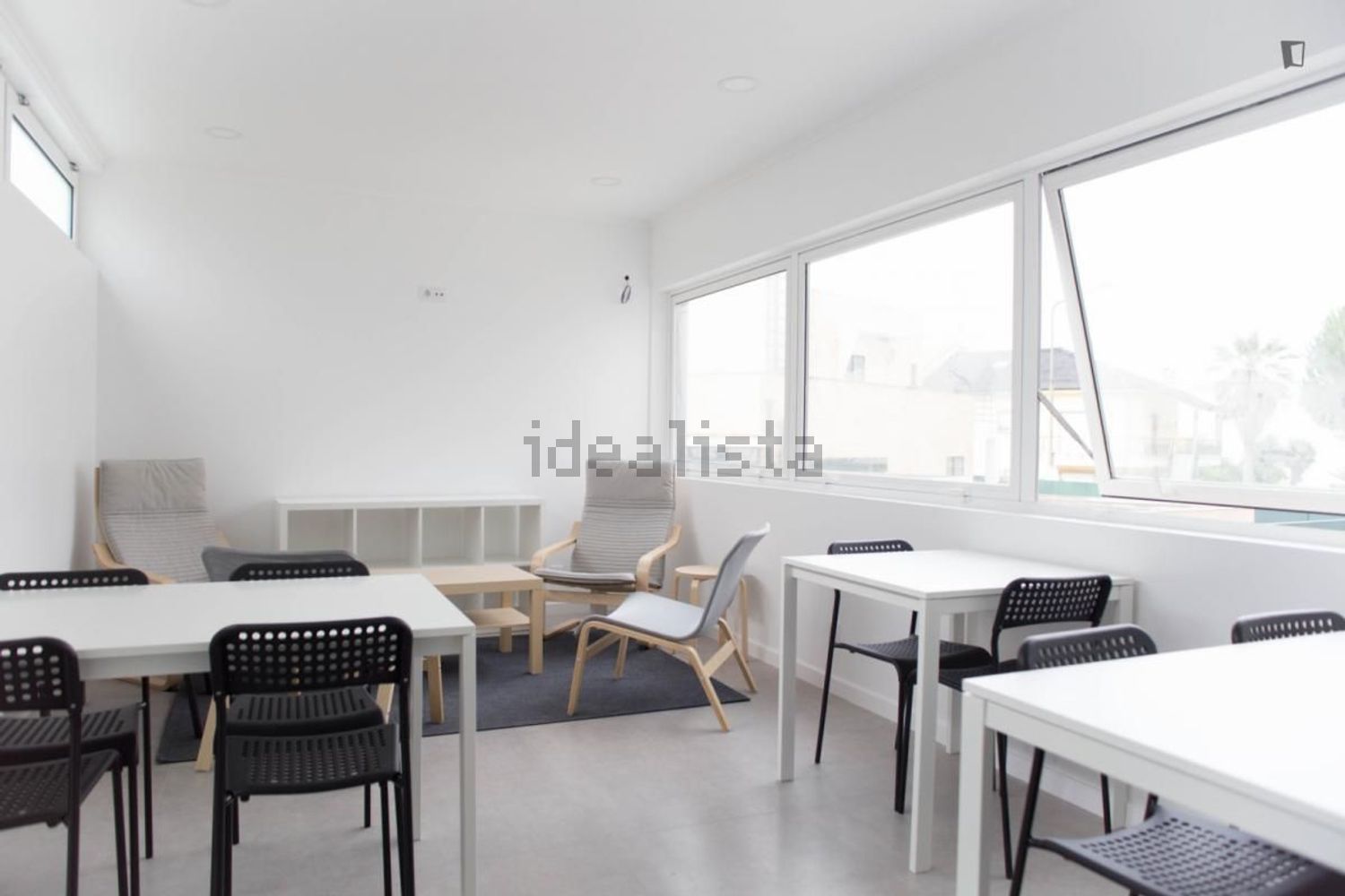 出租房间在Rua Giesta - 客厅