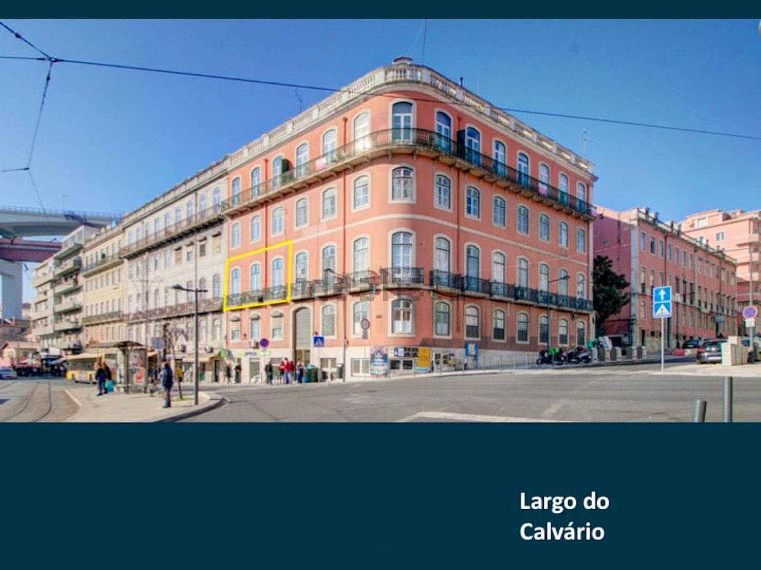出租t0（单人公寓）在Largo do Calvário s/n - 视线