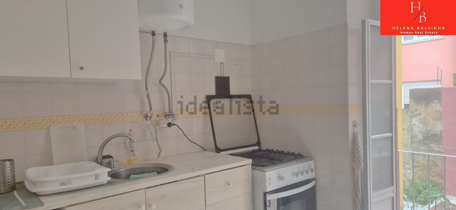 出租公寓 t1在Rua Capitão Roby, 64 - 厨房