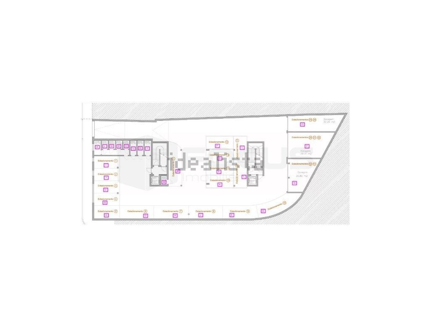 公寓 t1出售在 Esgueira - 平面图