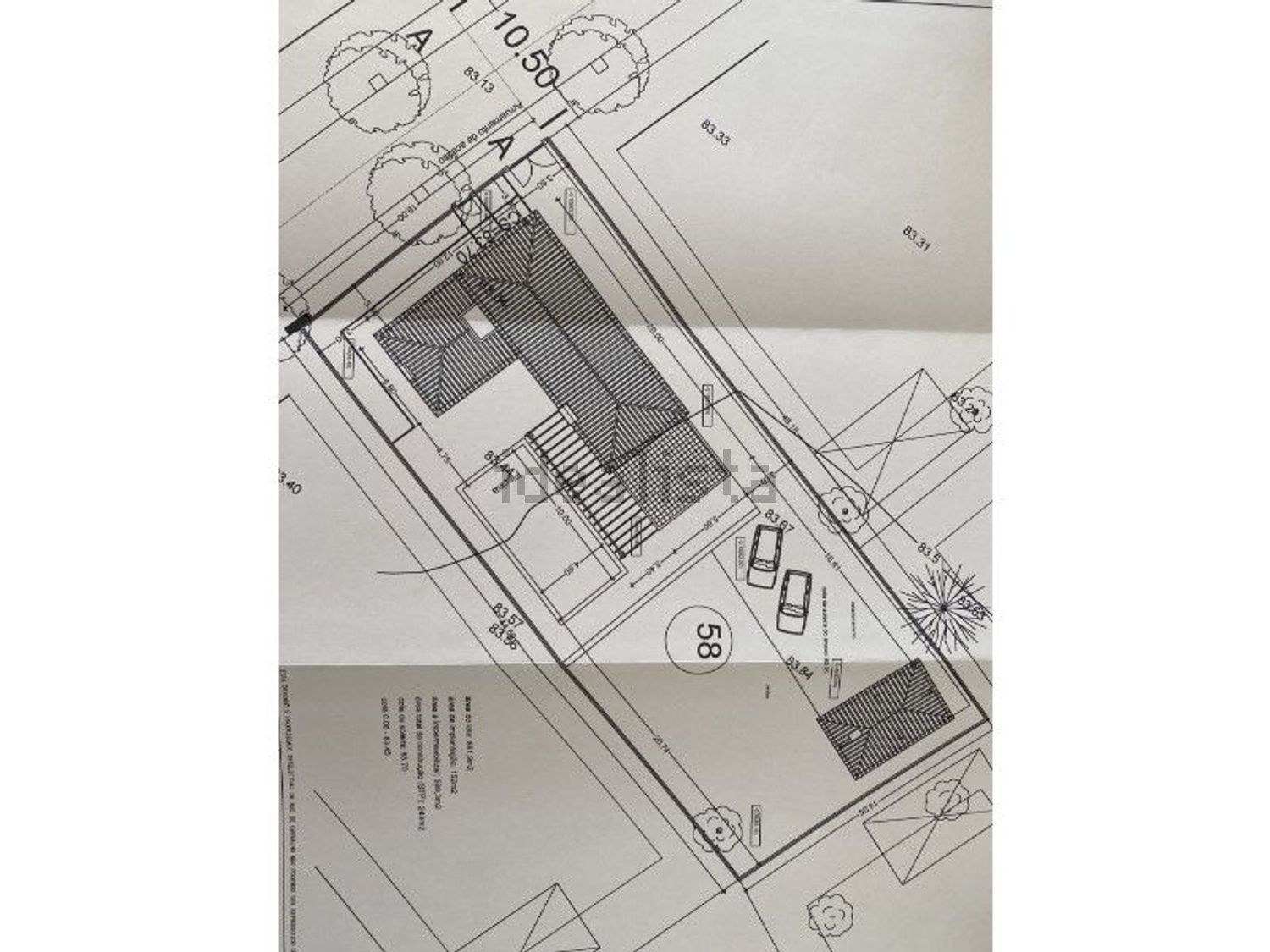 小楼房或独栋别墅出售在Rua das Tortinhas, 58 - 平面图