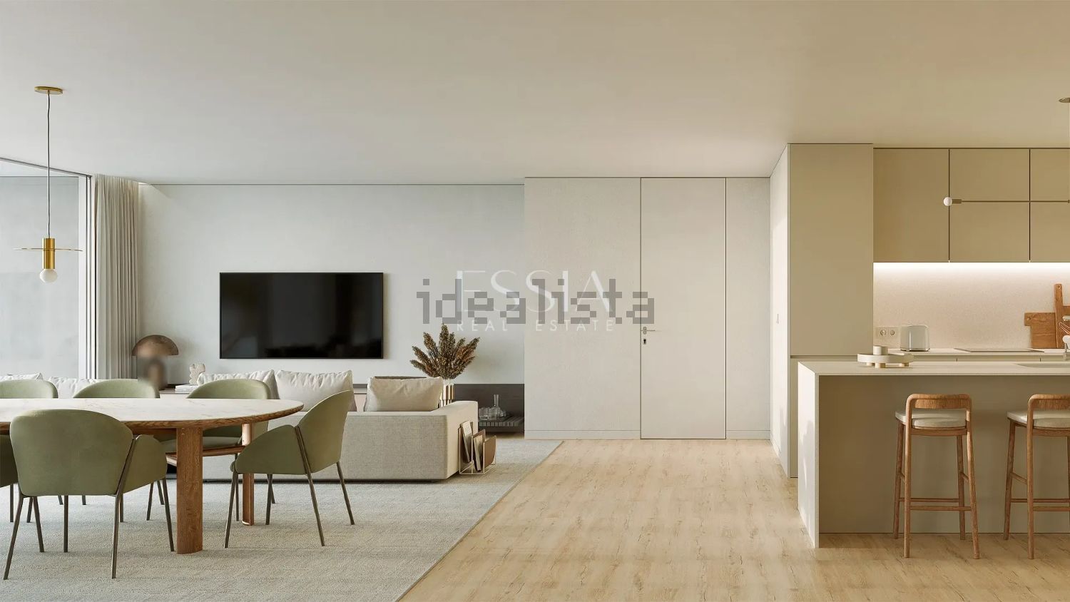 公寓 t4出售在Rua Dr. Joaquim Manuel Costa, 1379 - 客厅