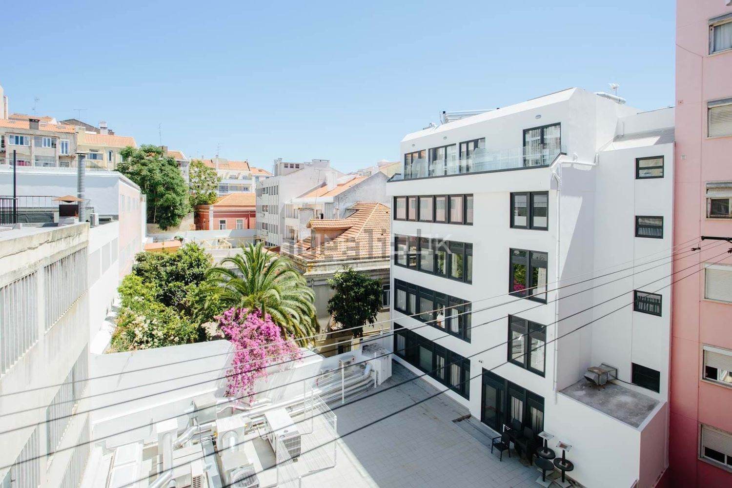 出租公寓 t2在 Av. da Liberdade - Marquês de Pombal - 阳台