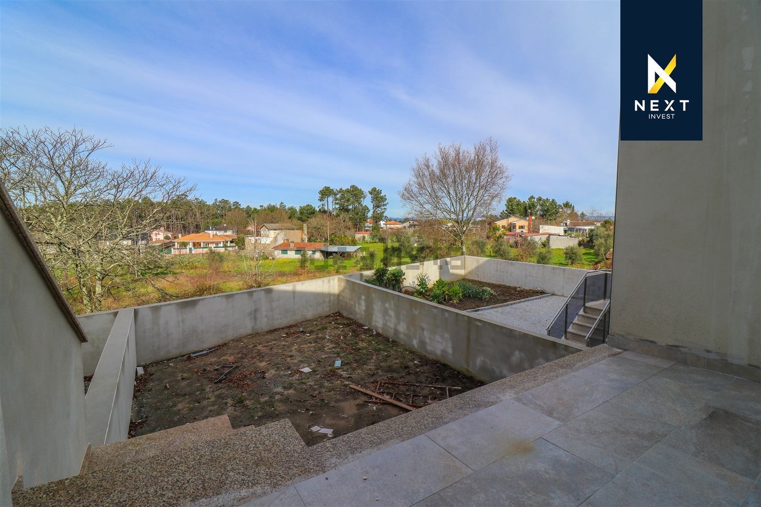 联排别墅出售在 Abraveses - 阳台