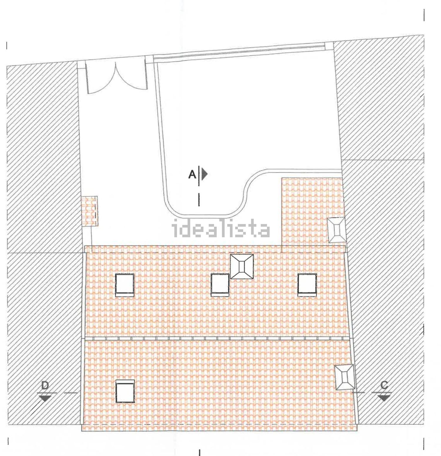 双拼别墅出售在Rua da capela, 23 - 平面图