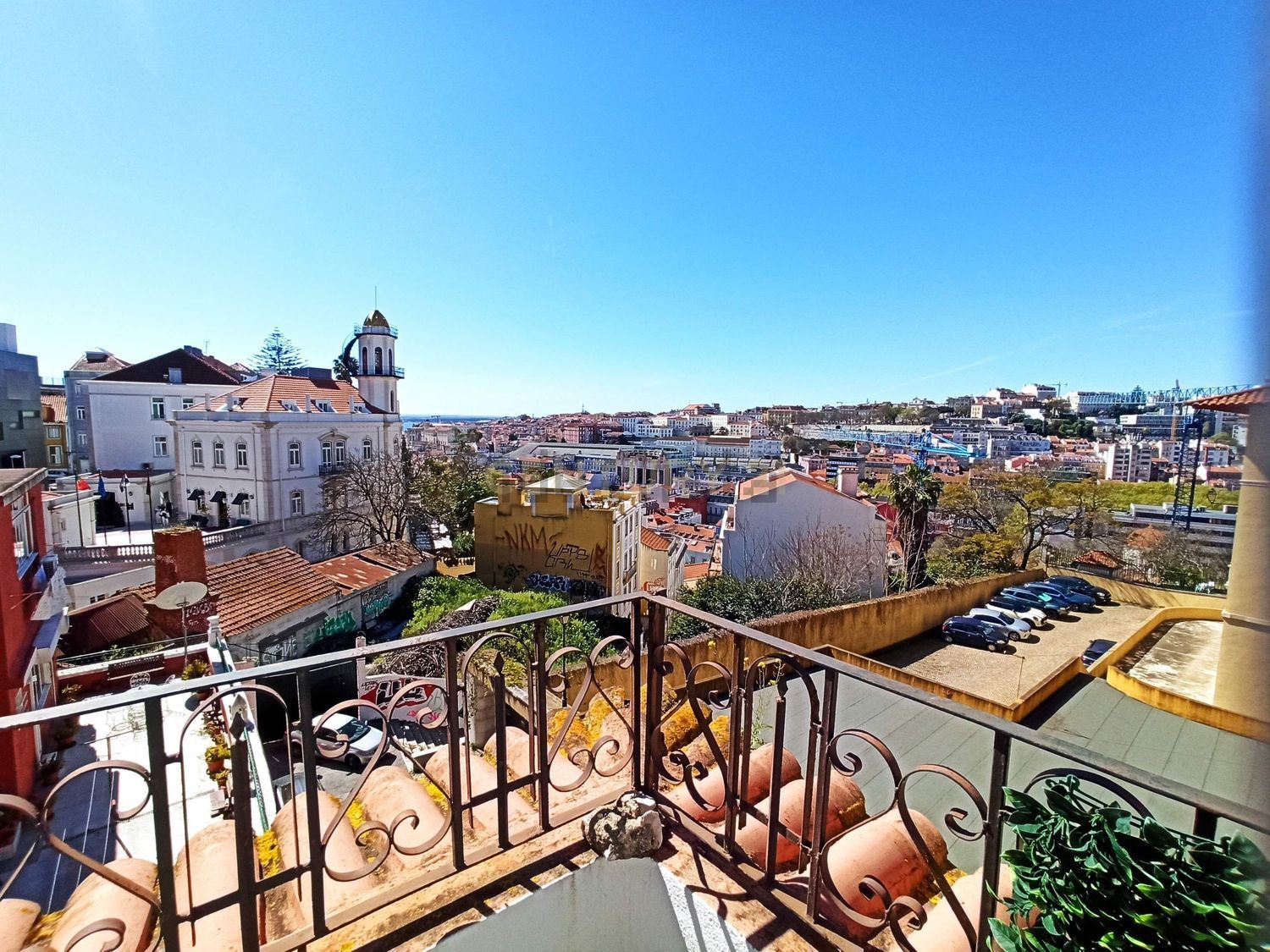 公寓 t1出售在Travessa da Cruz do Torel, 4 - 阳台