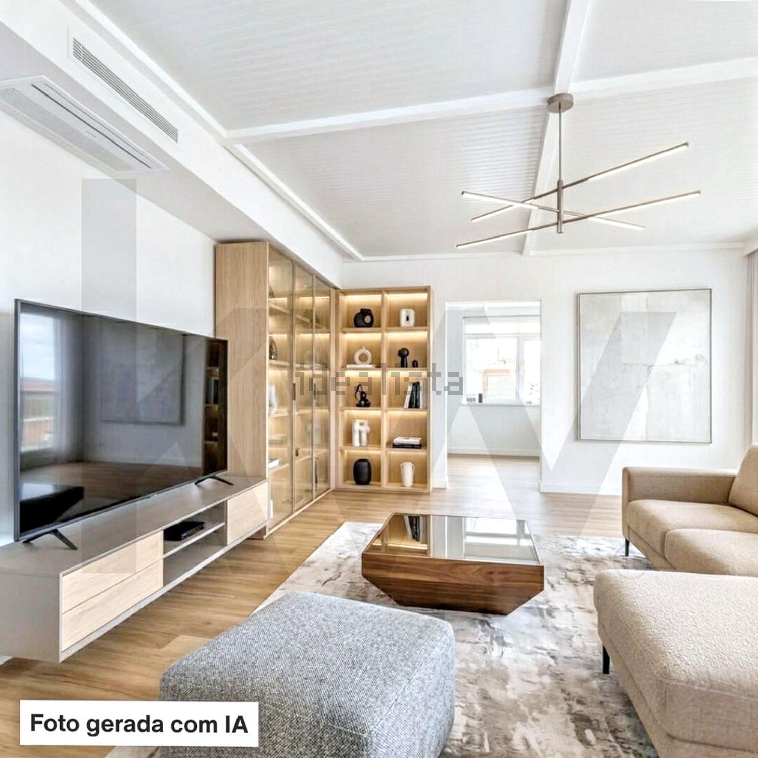 公寓 t1出售在 Parque da Paz - Alfeite - 客厅