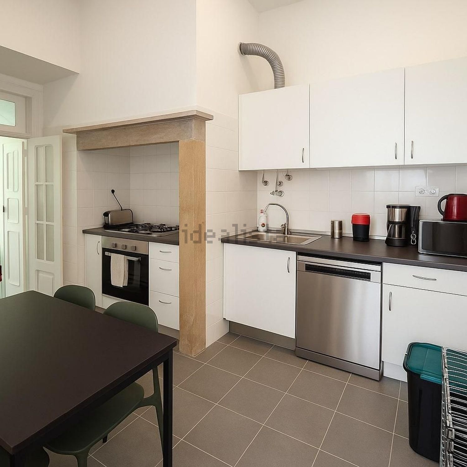 出租房间在Rua Pascoal de Melo, 60 - 厨房