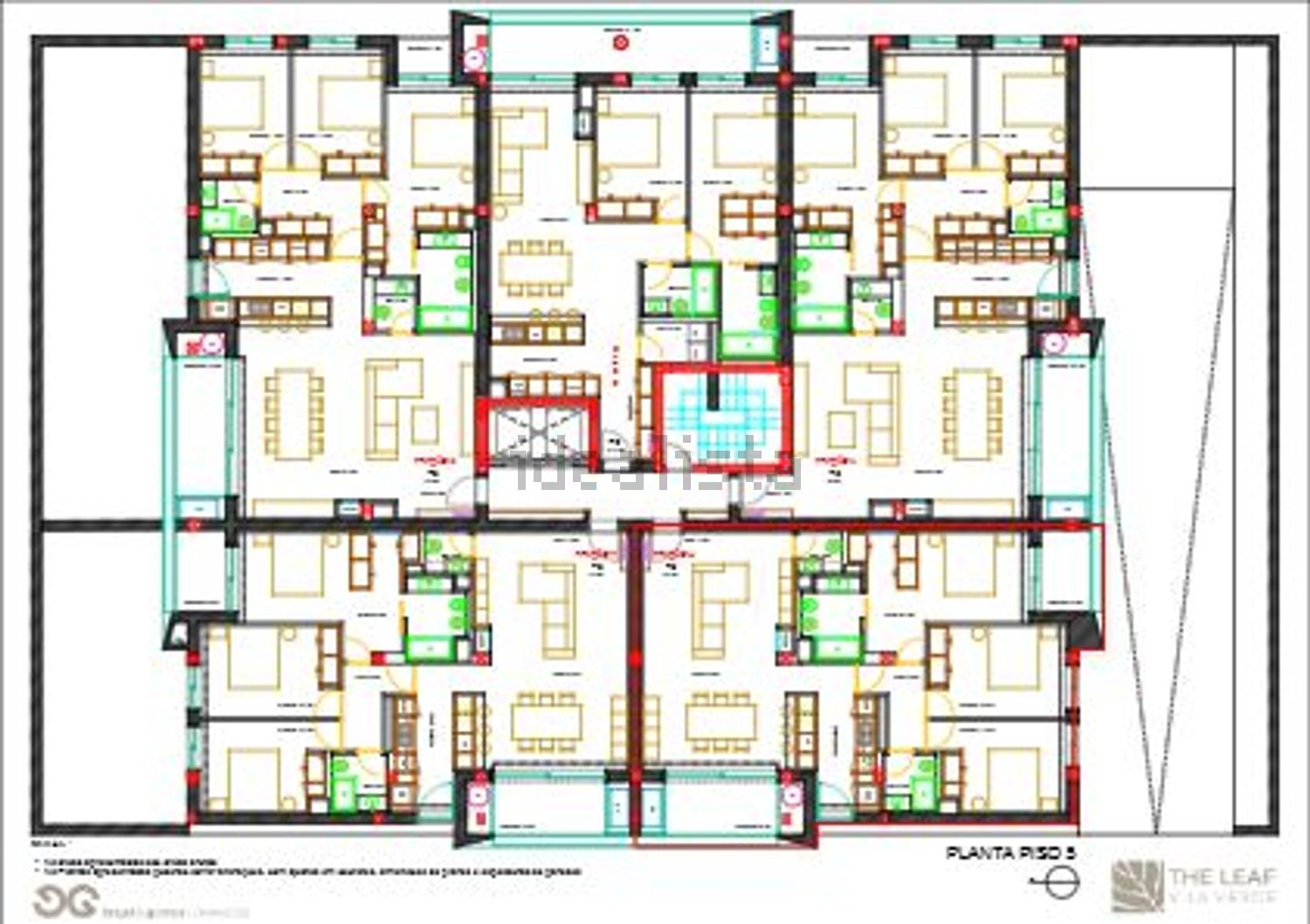 公寓 t3出售在 Vila Verde e Barbudo - 平面图
