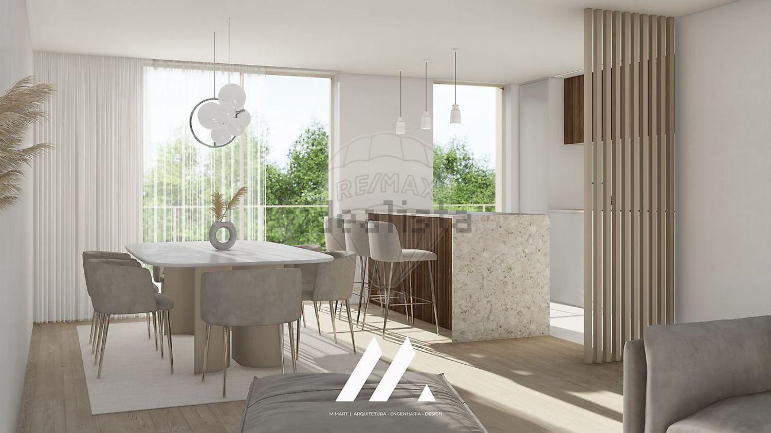 公寓 t3出售在 Granja - 客厅