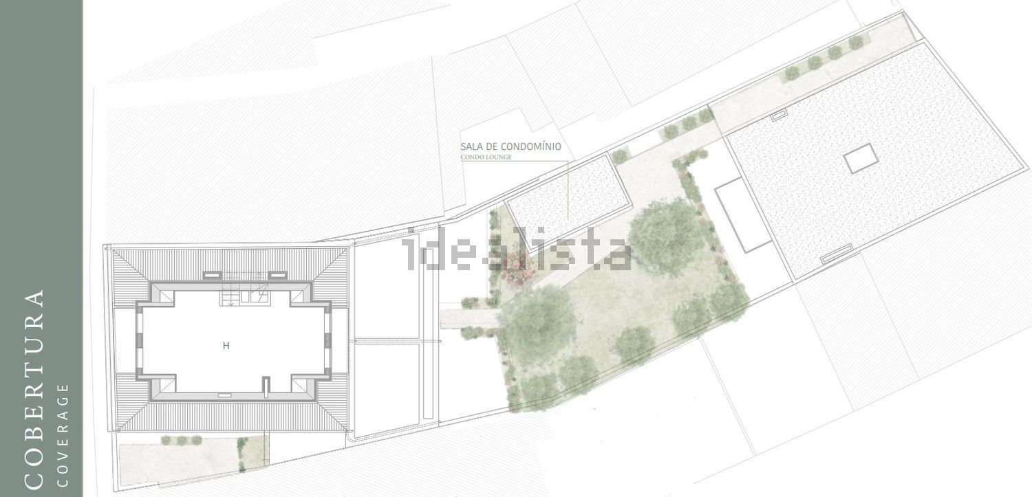 T0（单人公寓）出售在 Centro Histórico de Leça - 平面图