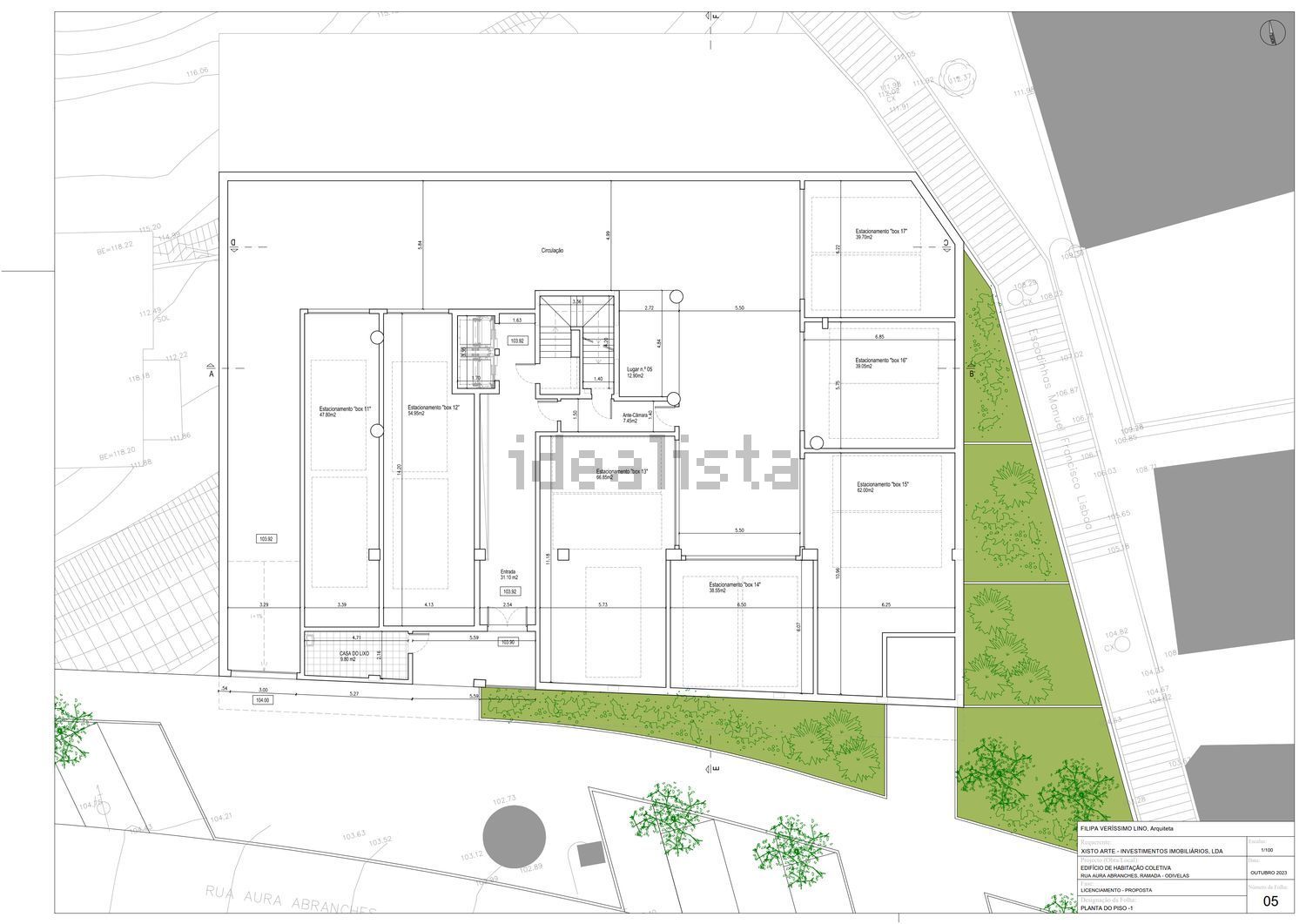 公寓 t2出售在 Ramada e Caneças - 平面图