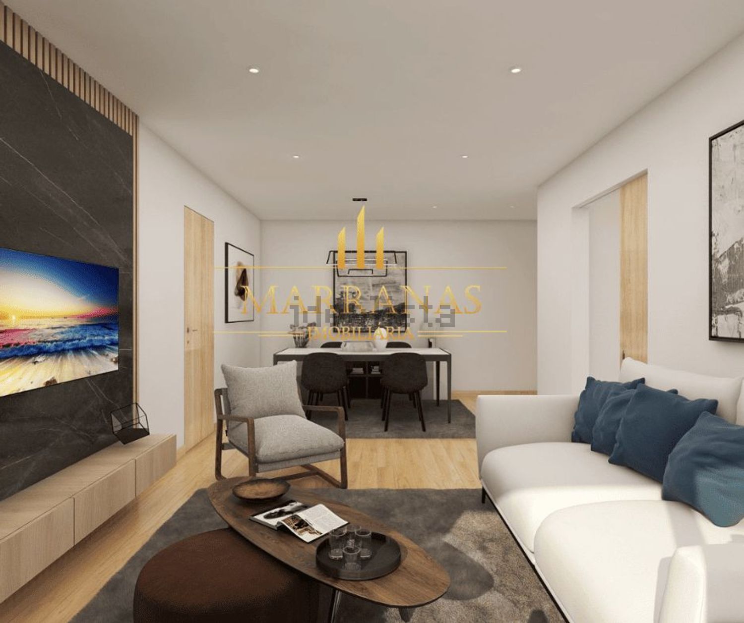 公寓 t2出售在Avenida Central de Oural - 客厅