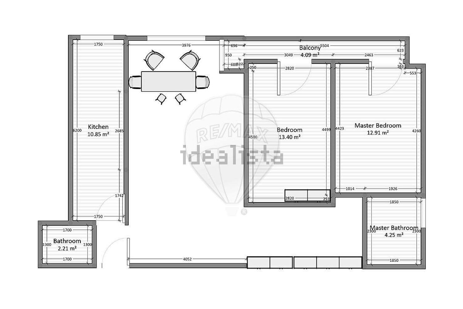 出租公寓 t2在Rua Mareantes - 平面图