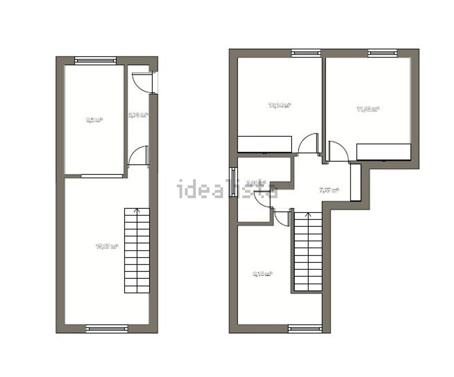 复式公寓出售在Rua 5, 14 - 平面图