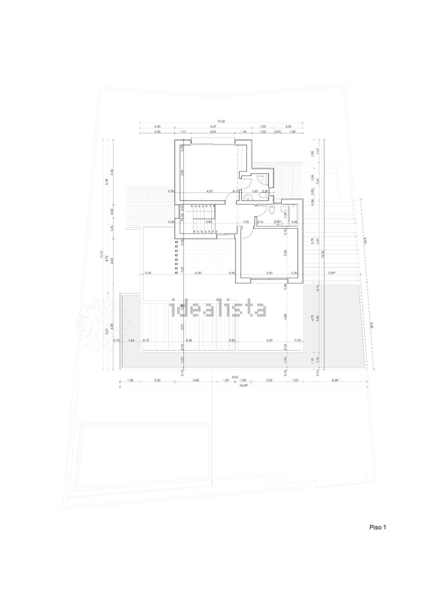 小楼房或独栋别墅出售在Caminho da Raposa s/n - 平面图