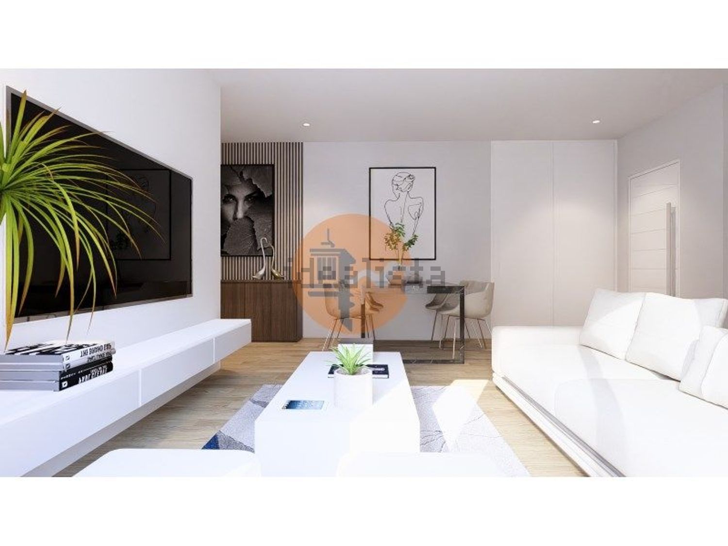 公寓 t1出售在 Vila Real de Santo António - 客厅