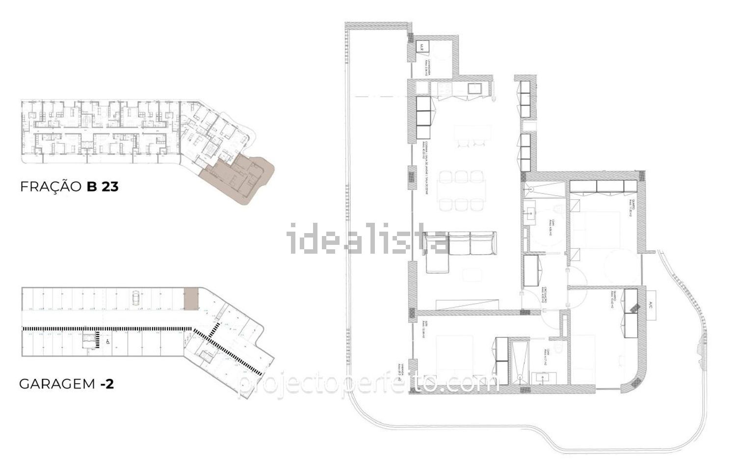 公寓 t3出售在 Formigosa - Corredoura - 平面图