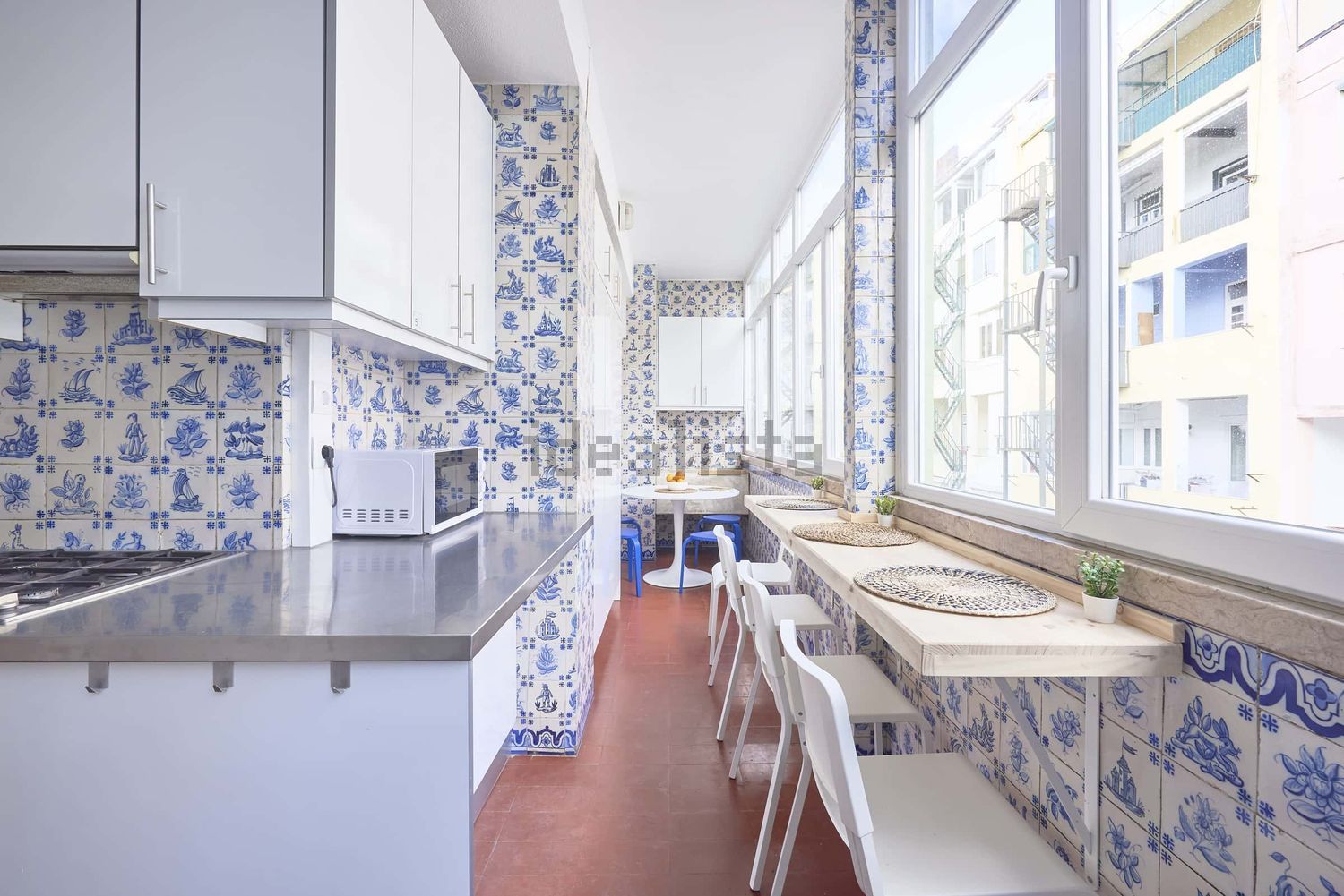 出租房间在Avenida Infante Santo, 40 - 厨房