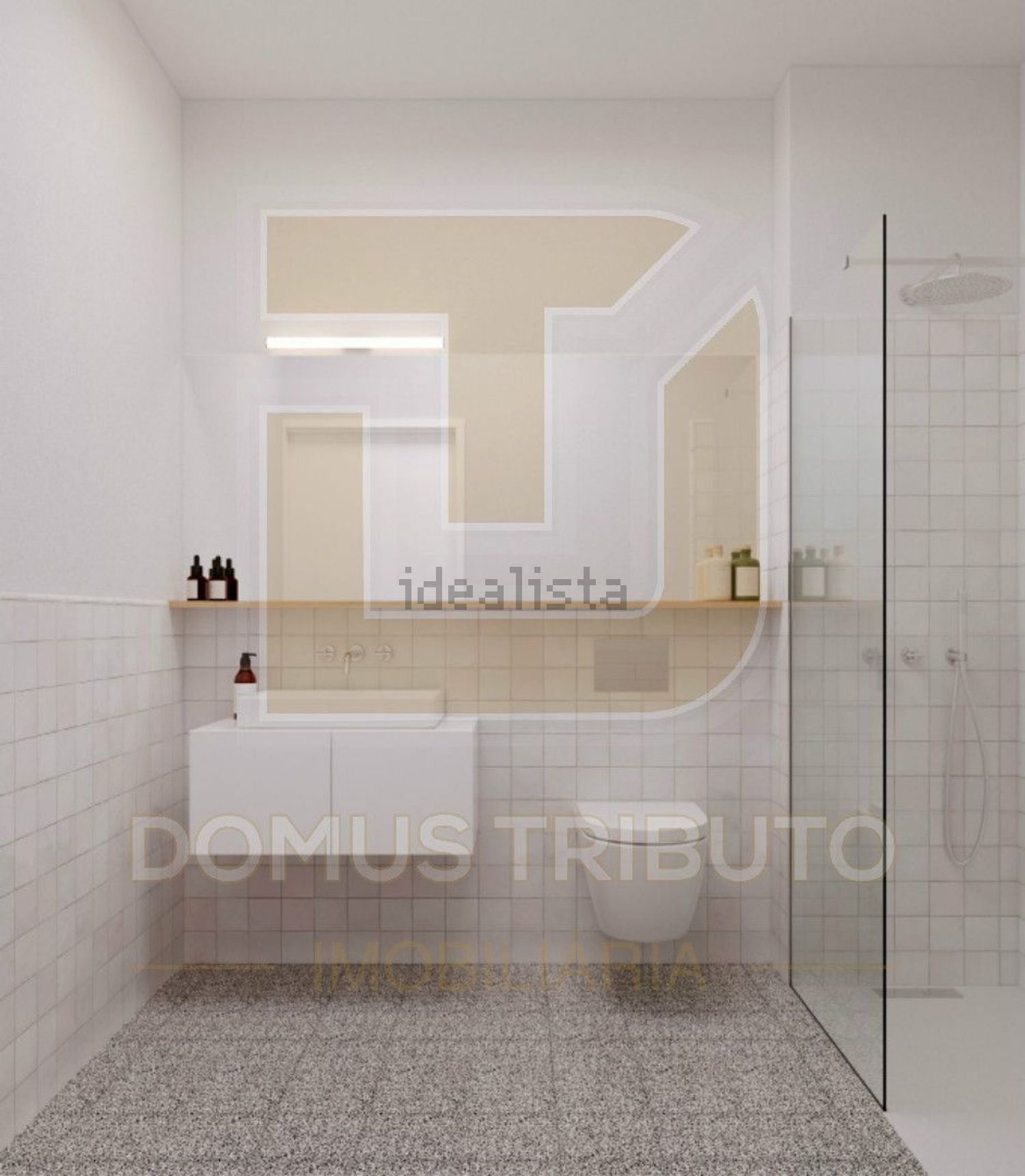 T0（单人公寓）出售在 Centro Histórico de Leça - 卫生间