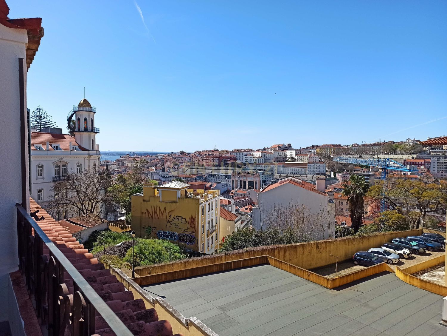 公寓 t1出售在Travessa da Cruz do Torel, 4 - 阳台