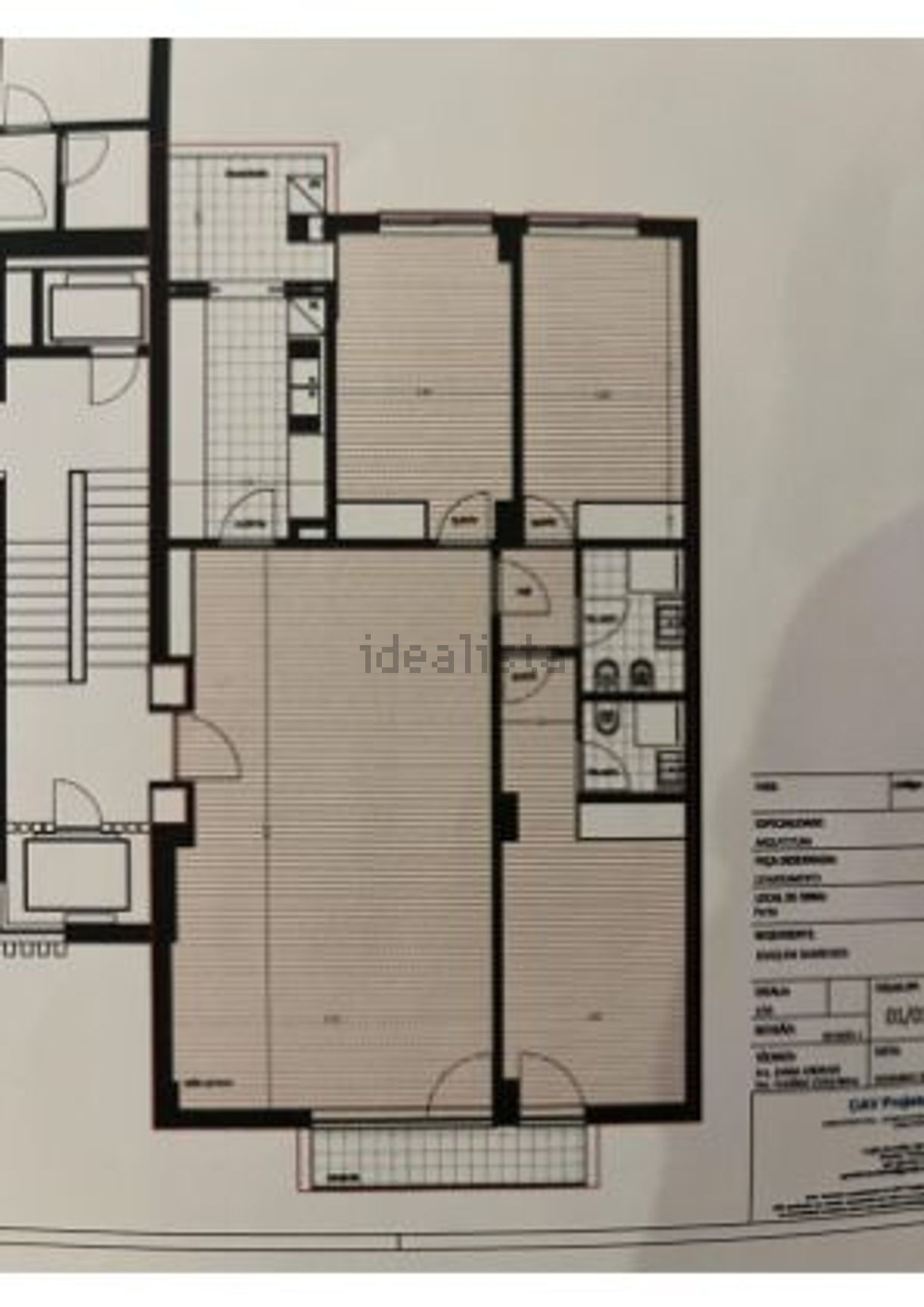 出租公寓 t3在 Calçada de Palma de Baixo - 平面图