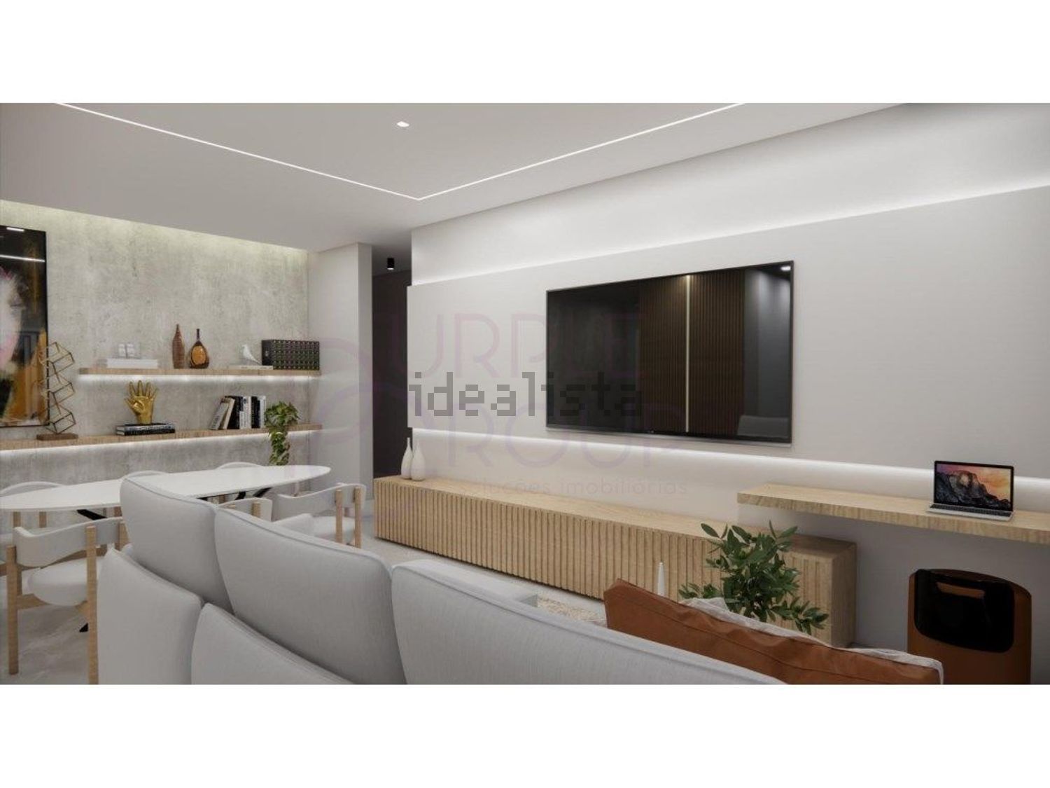 公寓 t2出售在 Quinta do Texugo - Quinta de Santa Teresa - 客厅