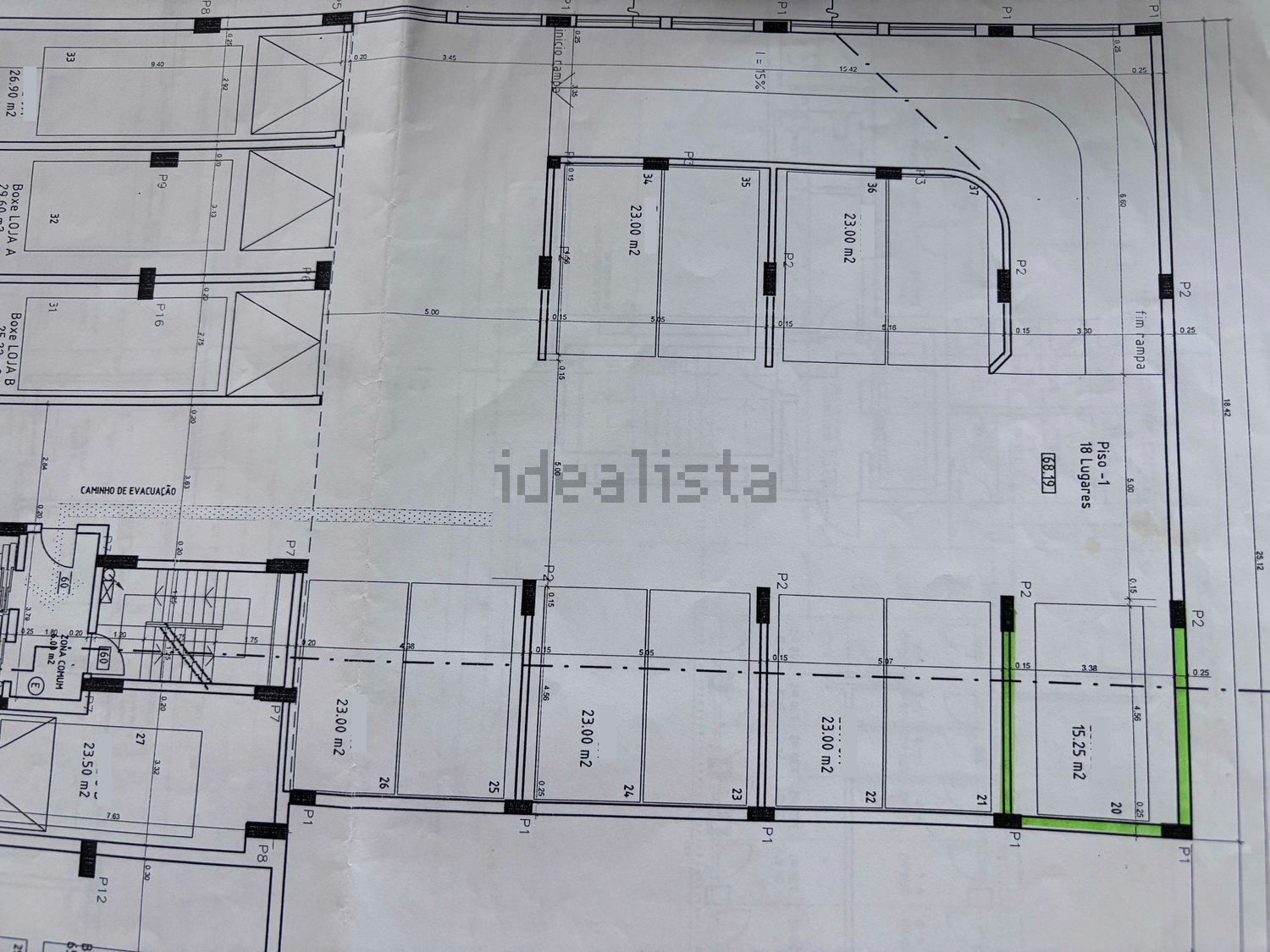 公寓 t2出售在Rua Sá de Figueiredo, 6 - 平面图