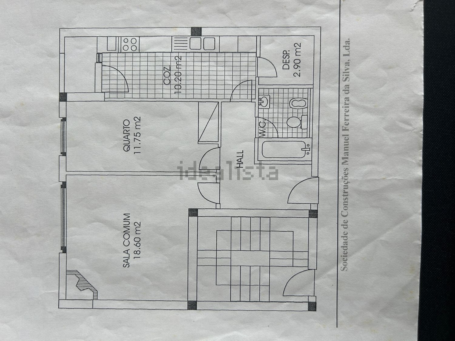 公寓 t1出售在Avenida Dom Afonso Henriques, 1109 - 平面图