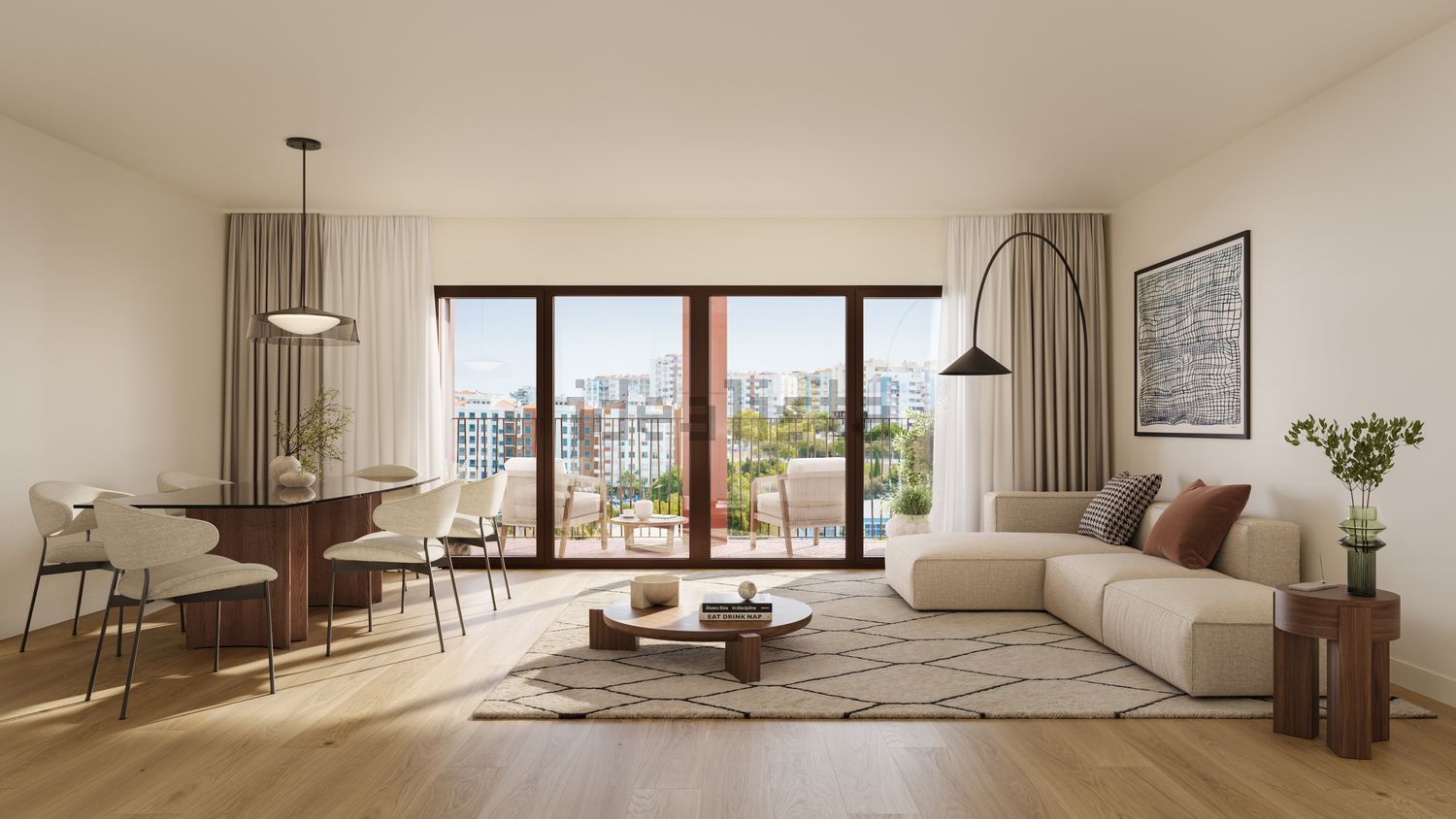 复式公寓出售在Alameda de Guerra Junqueiro s/n - 客厅