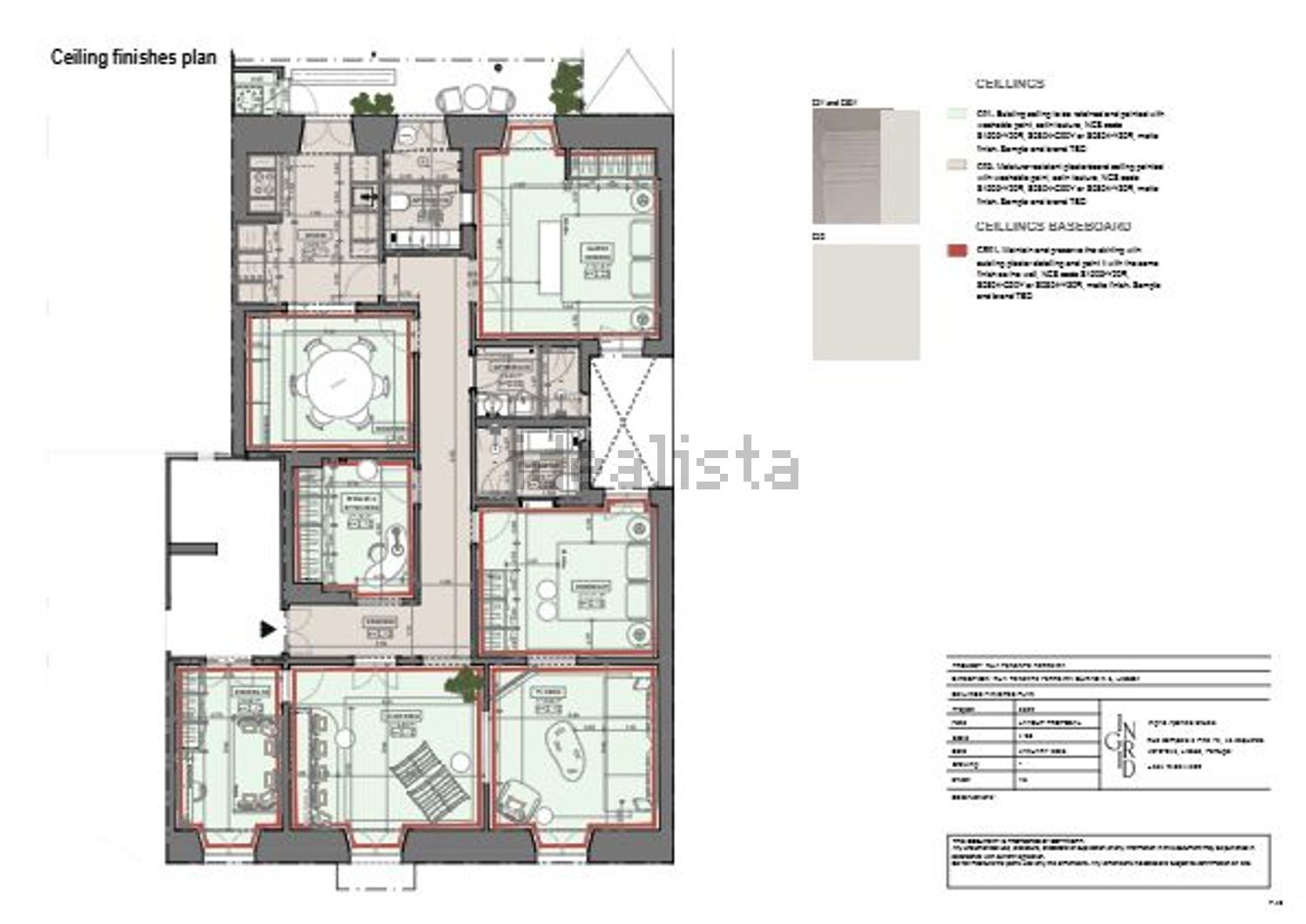 公寓 t3出售在Rua Tenente Ferreira Durão, 12 - 平面图