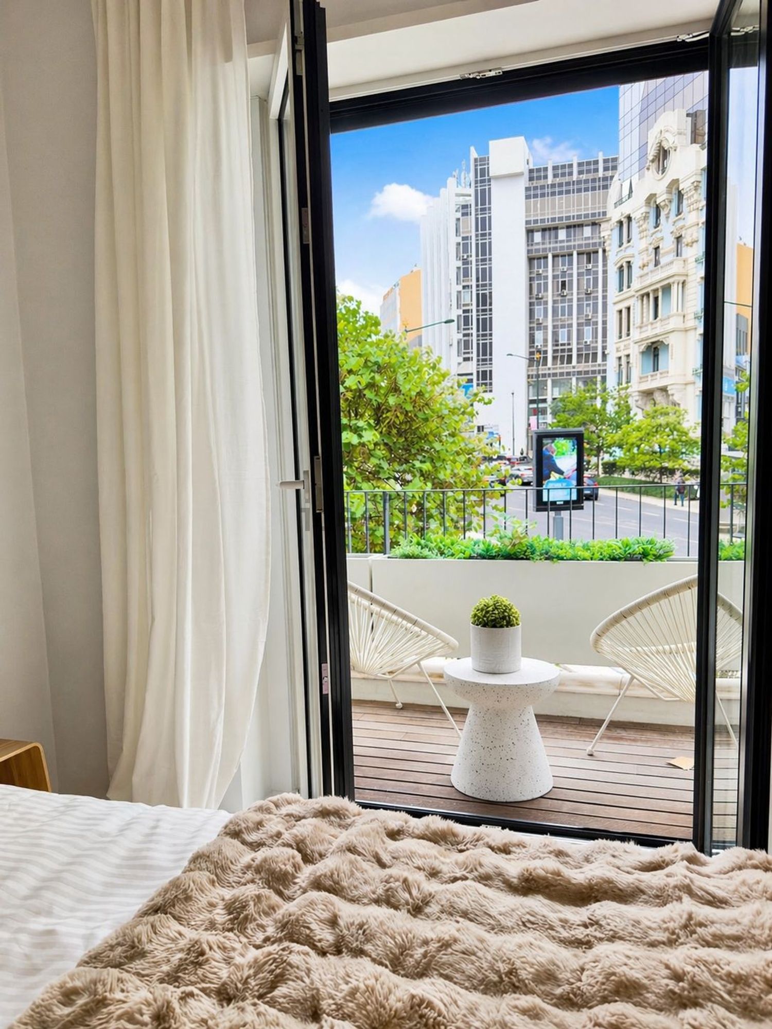 出租公寓 t1在Rua Braamcamp, 1250 - 阳台