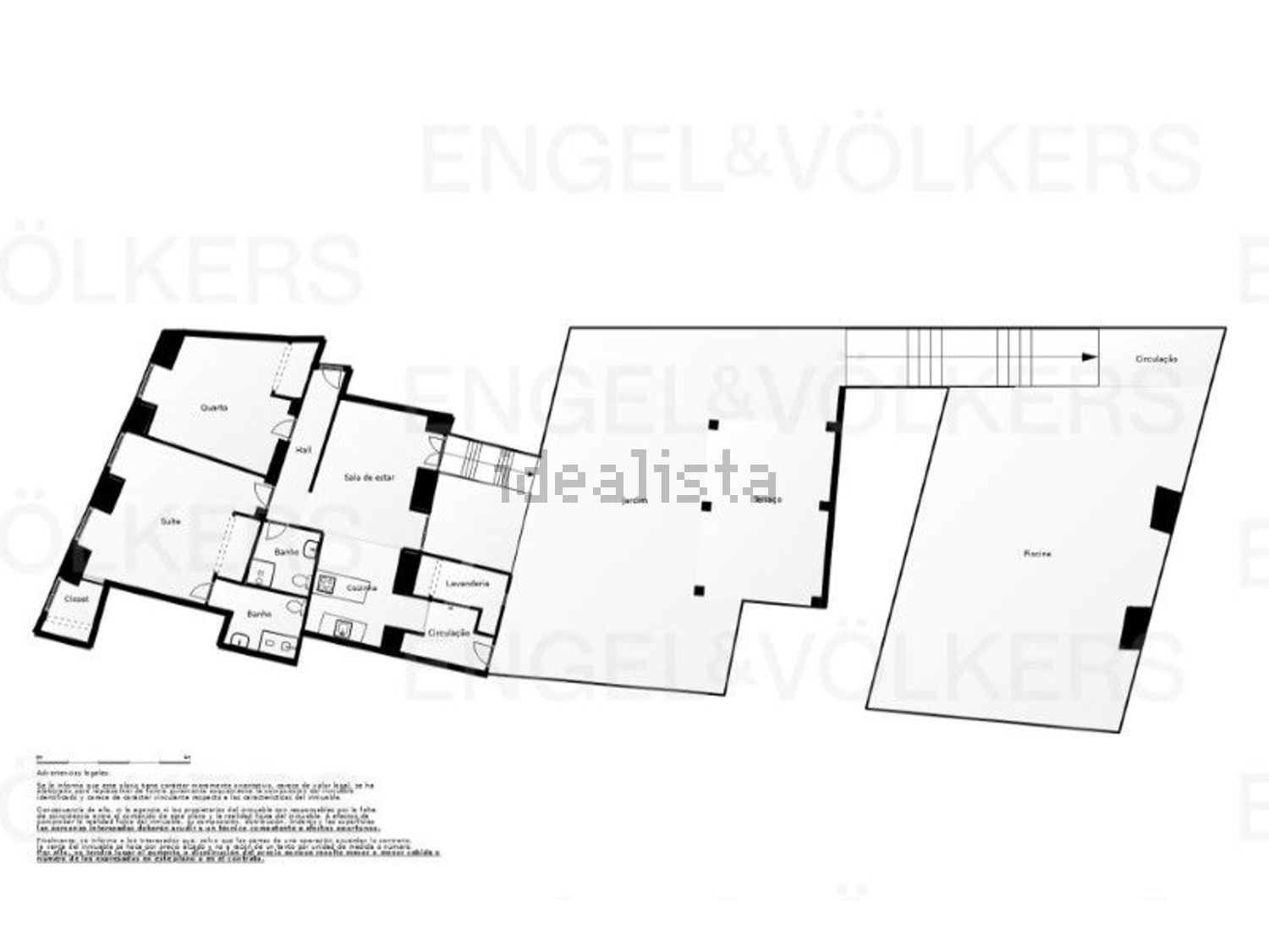 公寓 t2出售在 Praça da Alegria - 平面图
