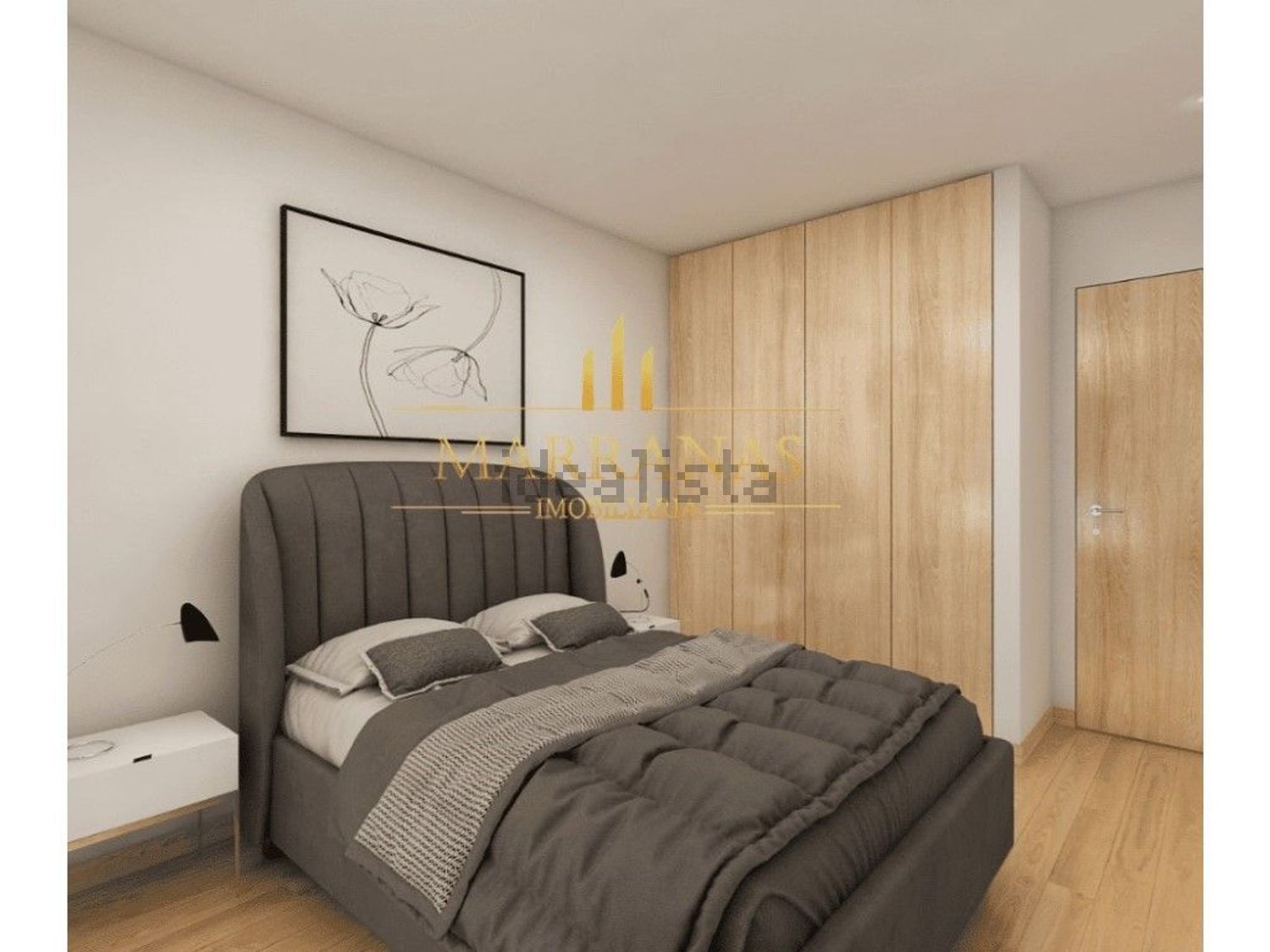 公寓 t2出售在Avenida Central de Oural - 卧室