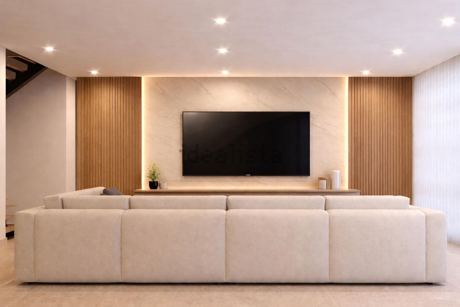 小楼房或独栋别墅出售在Beco das Courelas - 客厅